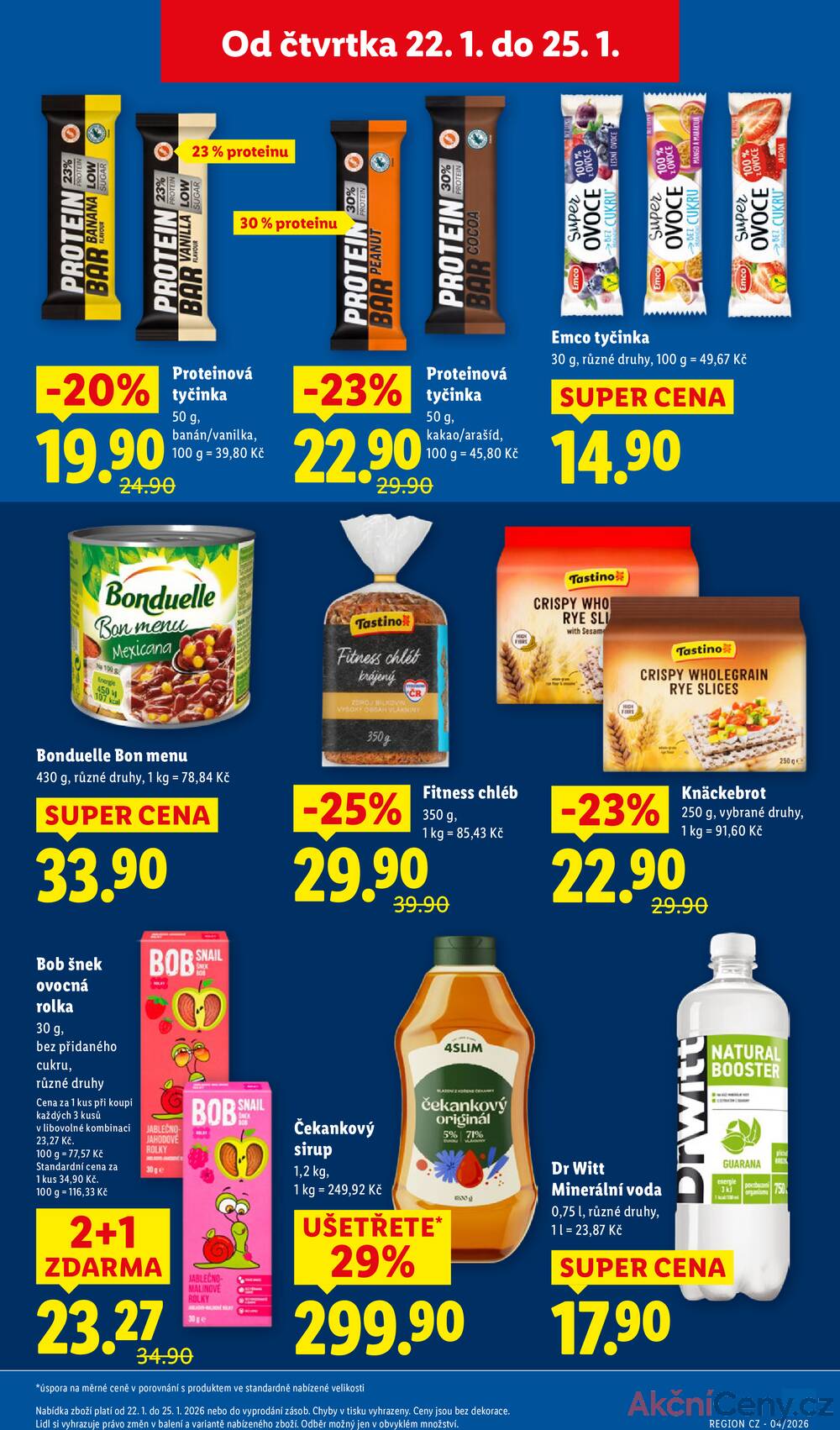 Lidl Čtvrtek od 22.1. do 25.1.2026