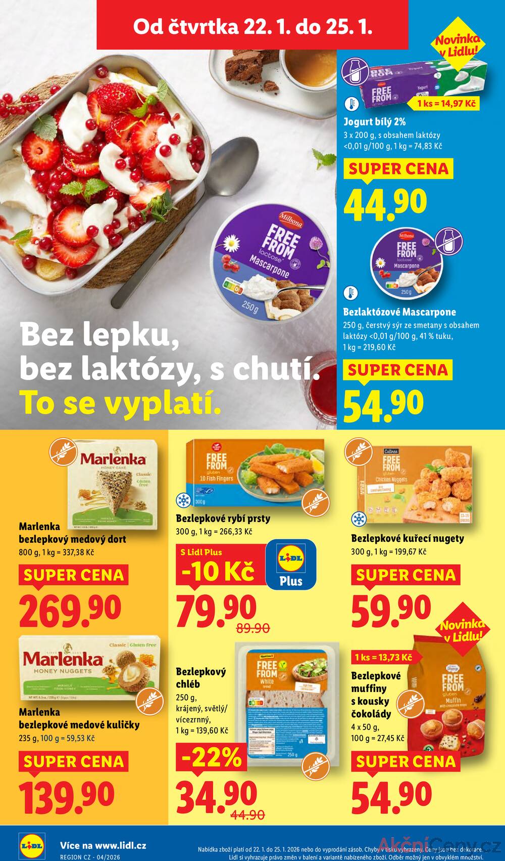 Lidl Čtvrtek od 22.1. do 25.1.2026