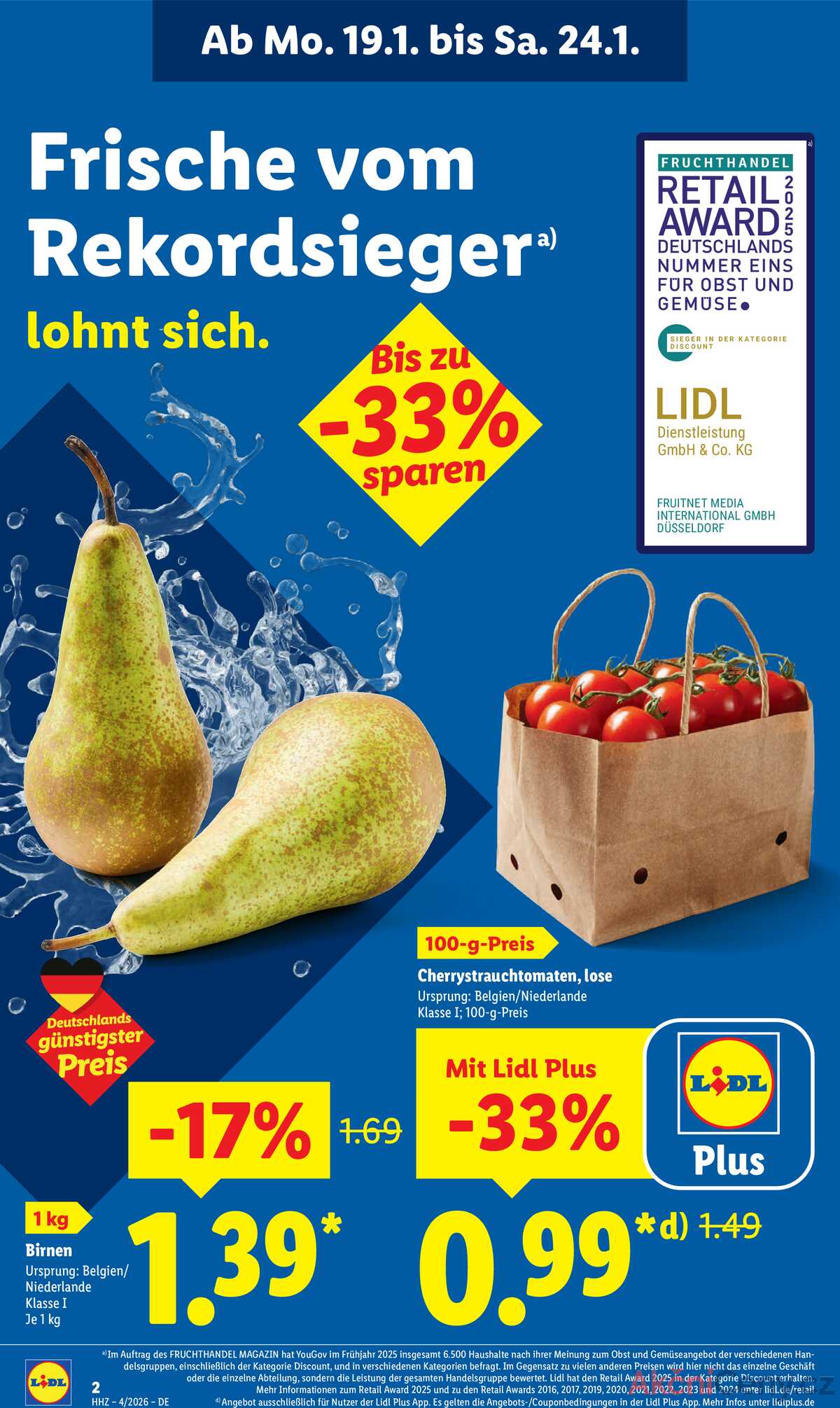 Leták Lidl Německo 19.1.-24.1.2026 strana 4