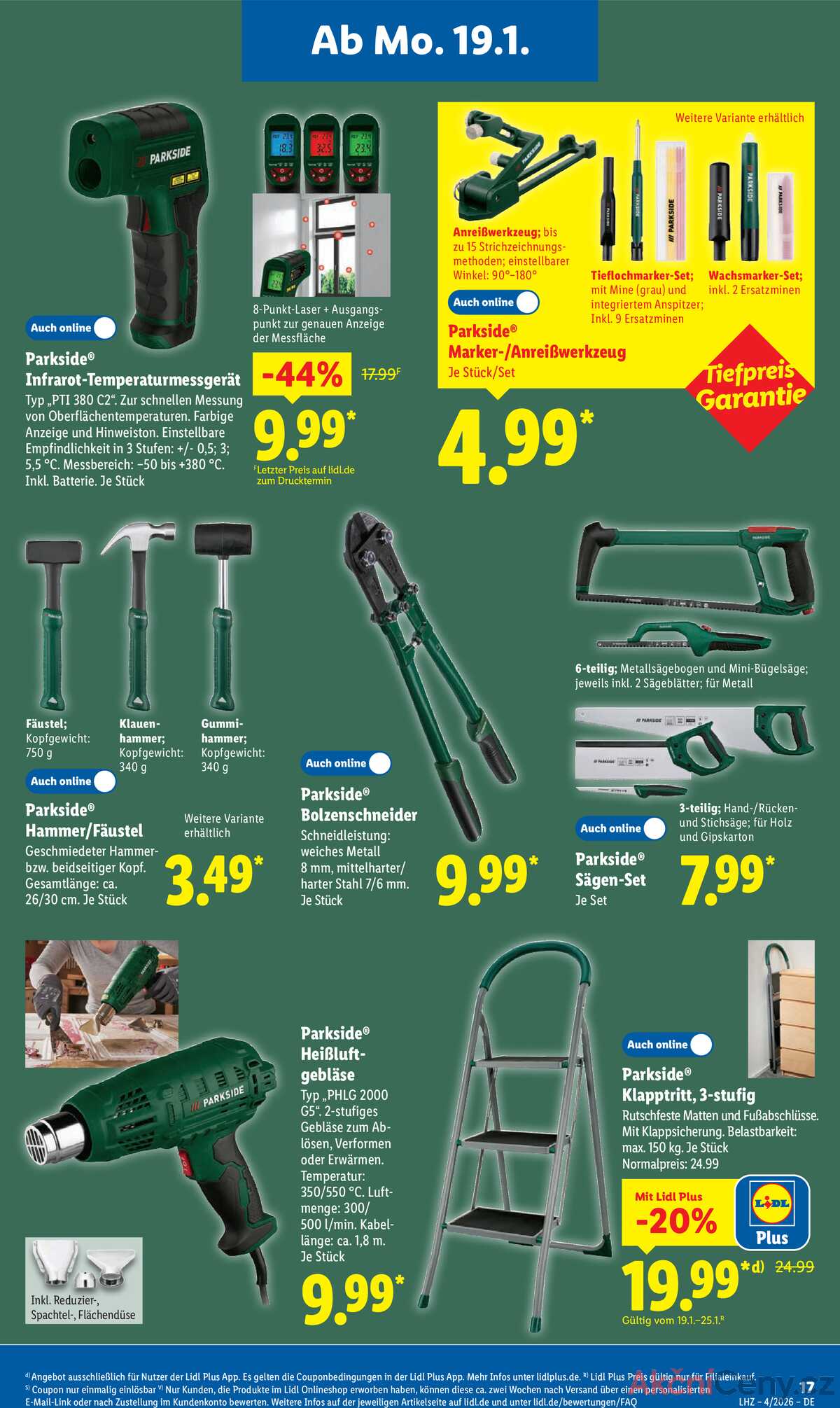 Leták Lidl Německo 19.1.-24.1.2026 strana 29