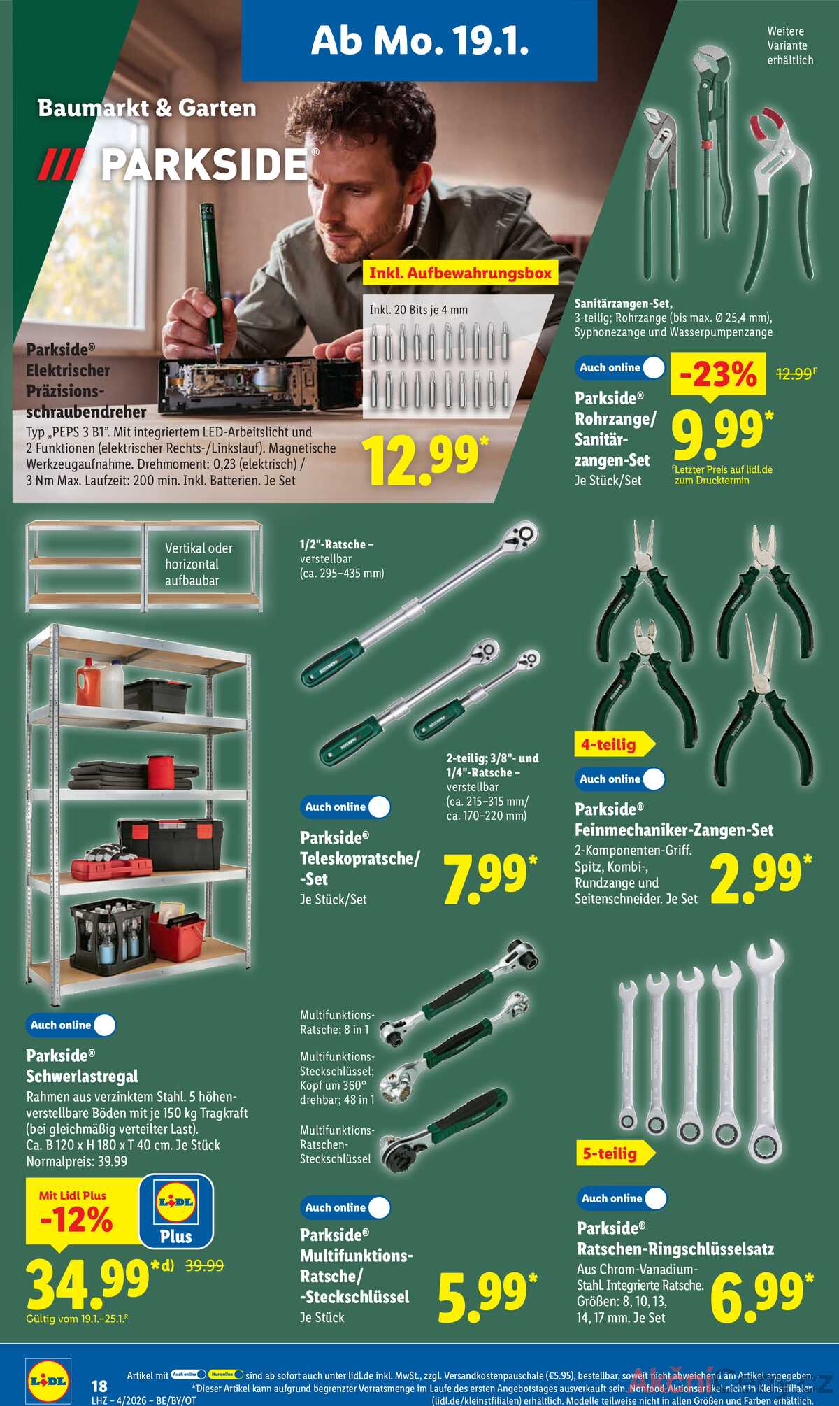 Leták Lidl Německo 19.1.-24.1.2026 strana 30