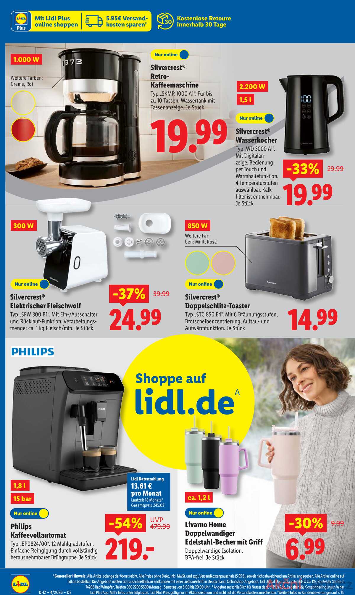 Leták Lidl Německo 19.1.-24.1.2026 strana 38