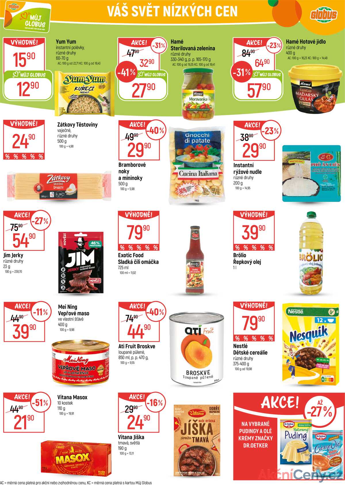 Akční leták Globus 21.1. - 27.1.2026 - Globus Praha - Centrum Černý Most strana 19