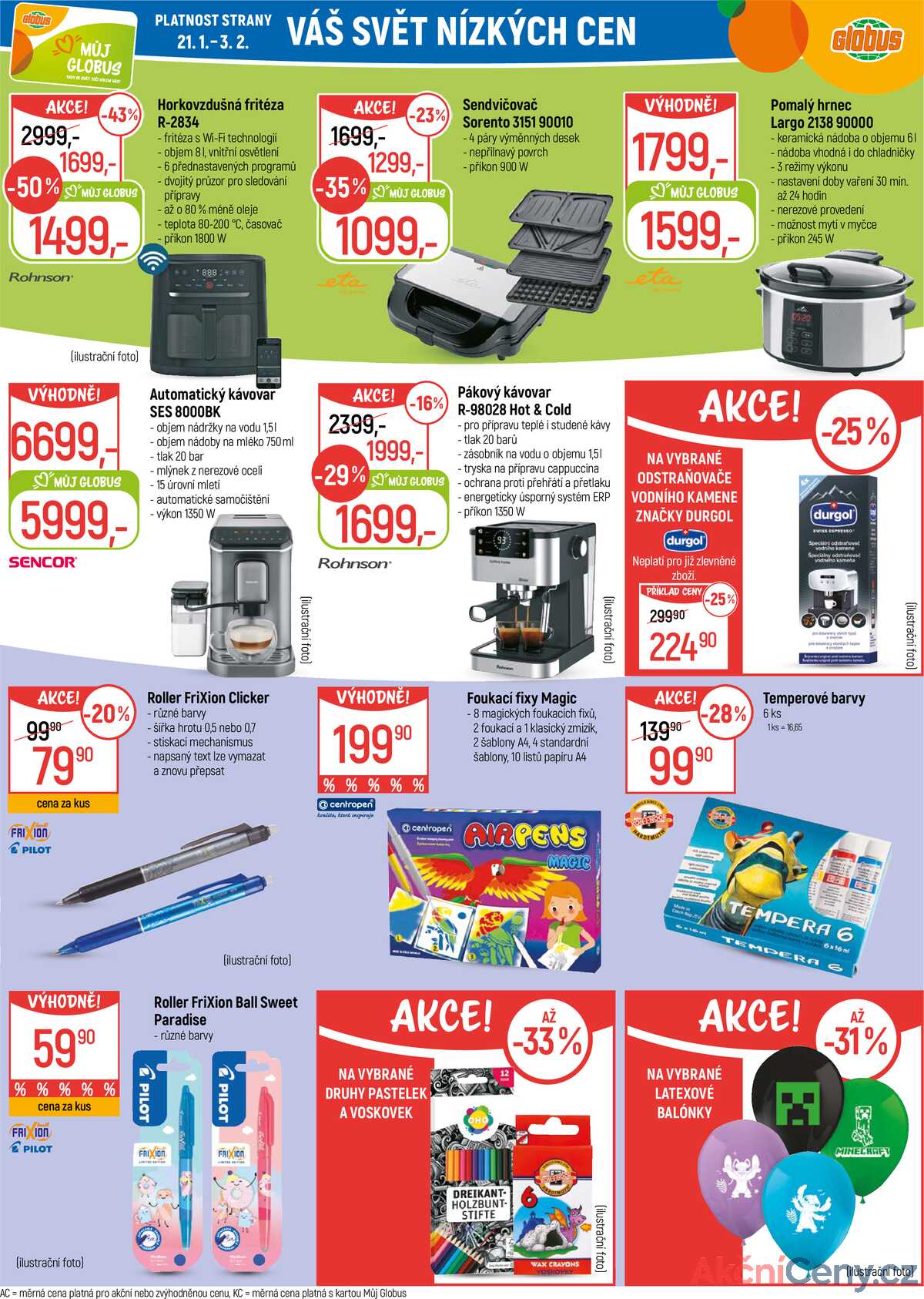 Akční leták Globus 21.1. - 27.1.2026 - Globus Praha - Centrum Černý Most strana 26