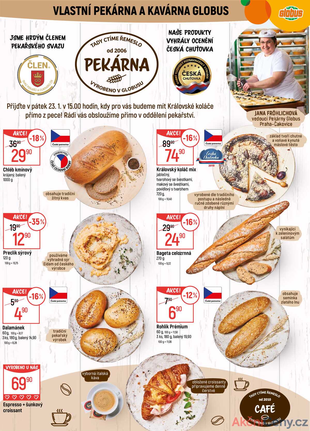 Akční leták Globus 21.1. - 27.1.2026 - Globus Praha - Čakovice strana 8