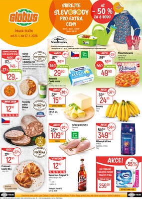 Akční leták Globus 21.1. - 27.1.2026 - Globus Praha - Zličín