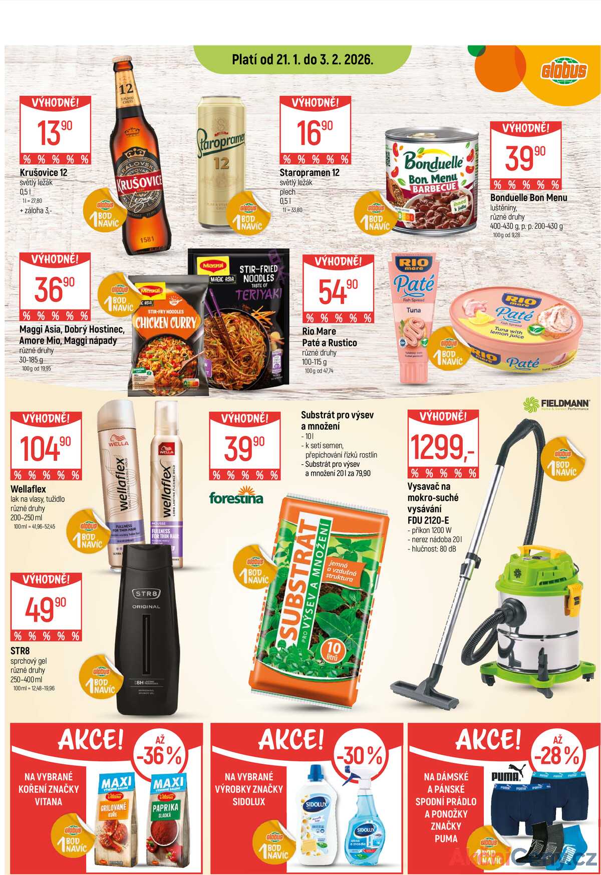 Akční leták Globus 21.1. - 3.2.2026 - Globus České Budějovice strana 2