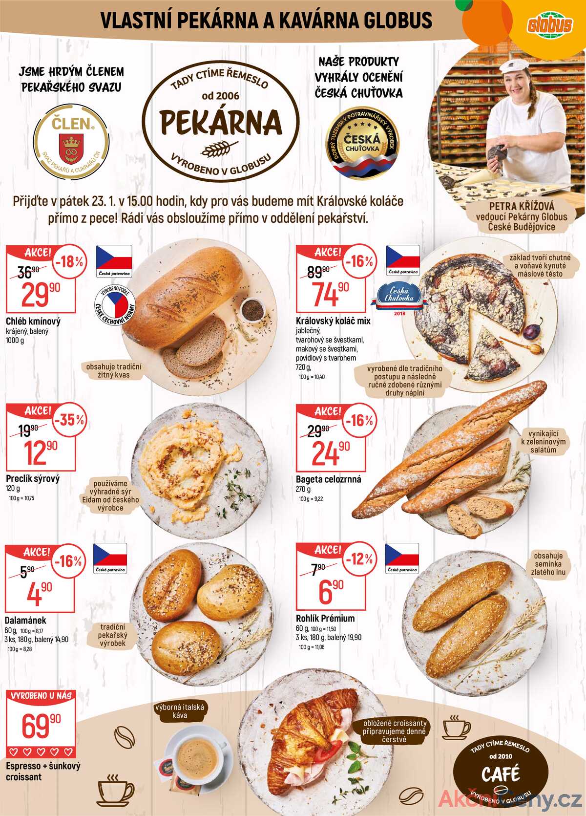 Akční leták Globus 21.1. - 27.1.2026 - Globus České Budějovice strana 8