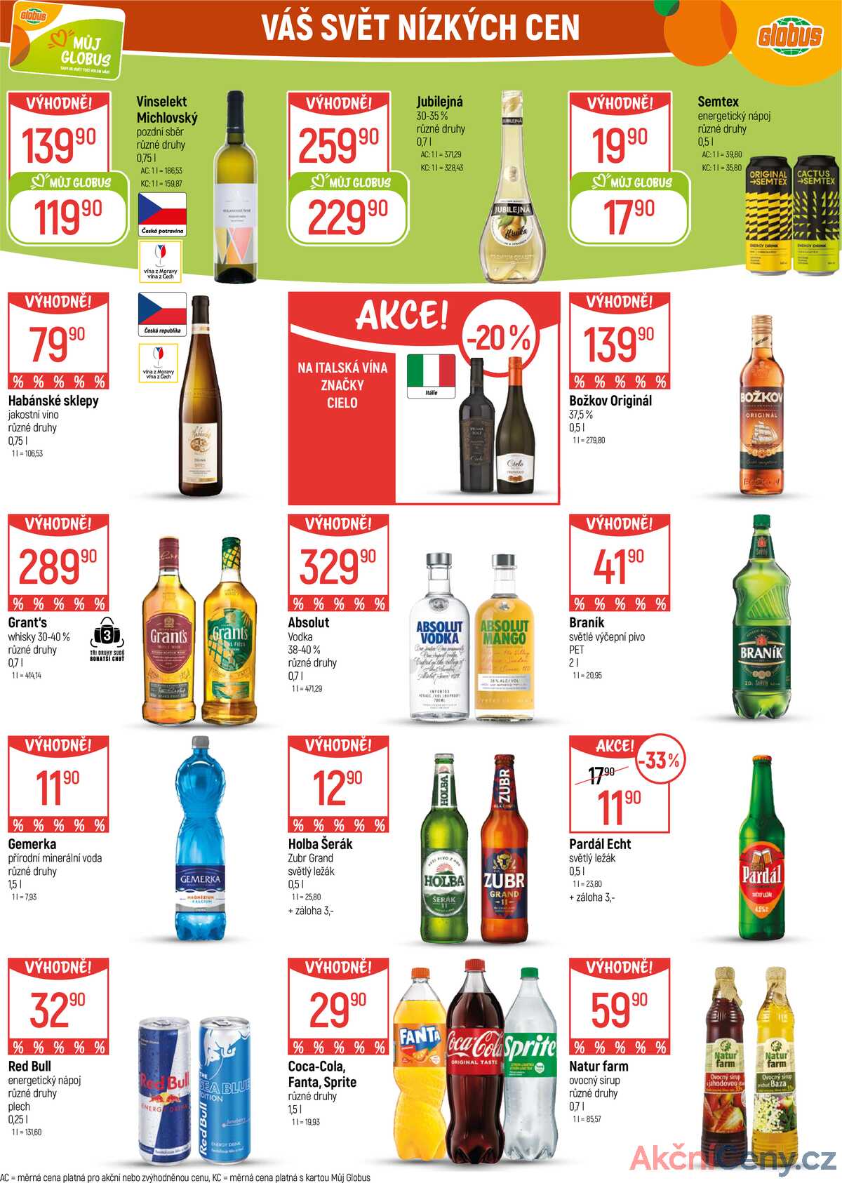 Akční leták Globus 21.1. - 27.1.2026 - Globus Jenišov u Karlových Varů strana 21