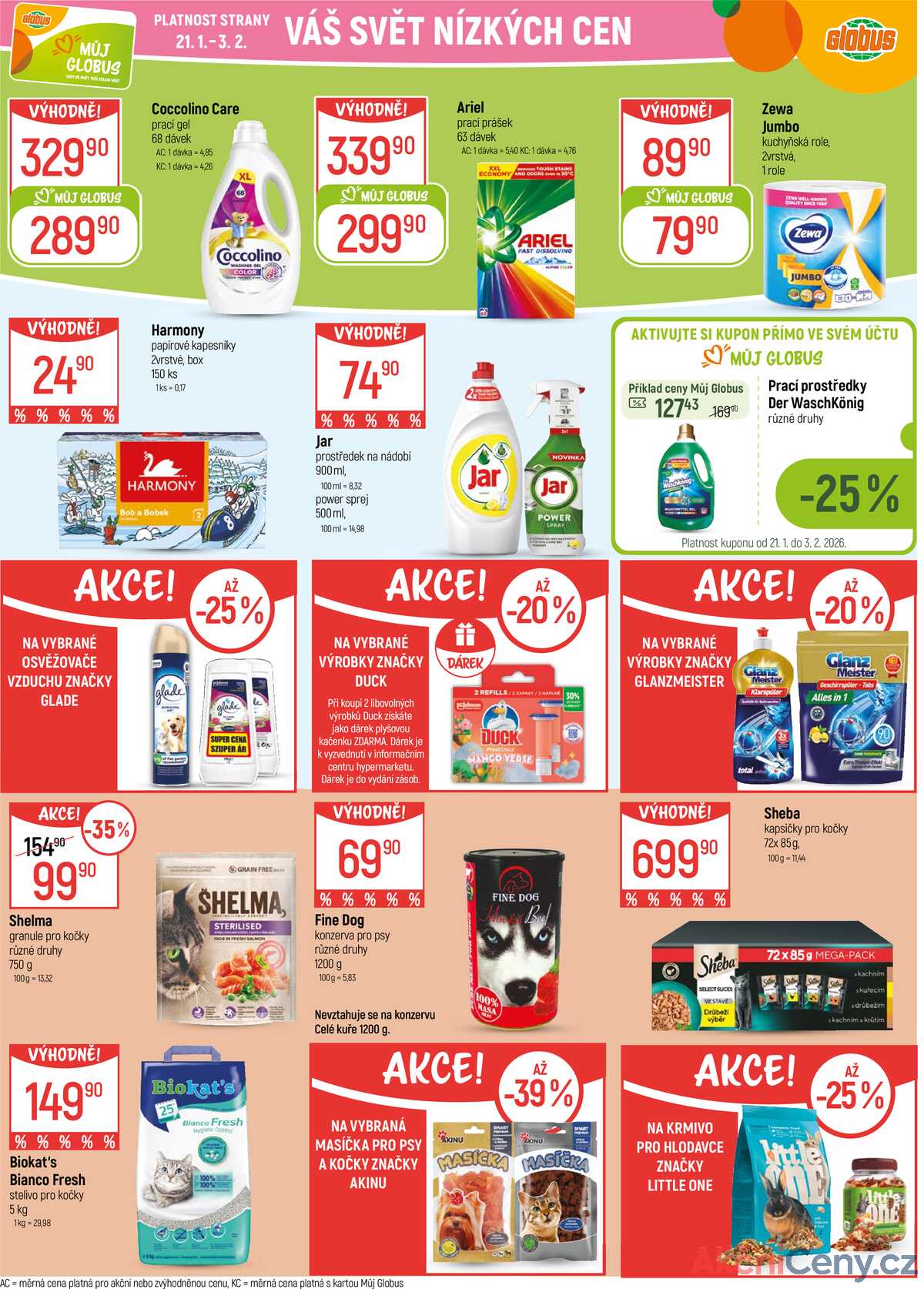 Akční leták Globus 21.1. - 27.1.2026 - Globus Jenišov u Karlových Varů strana 24
