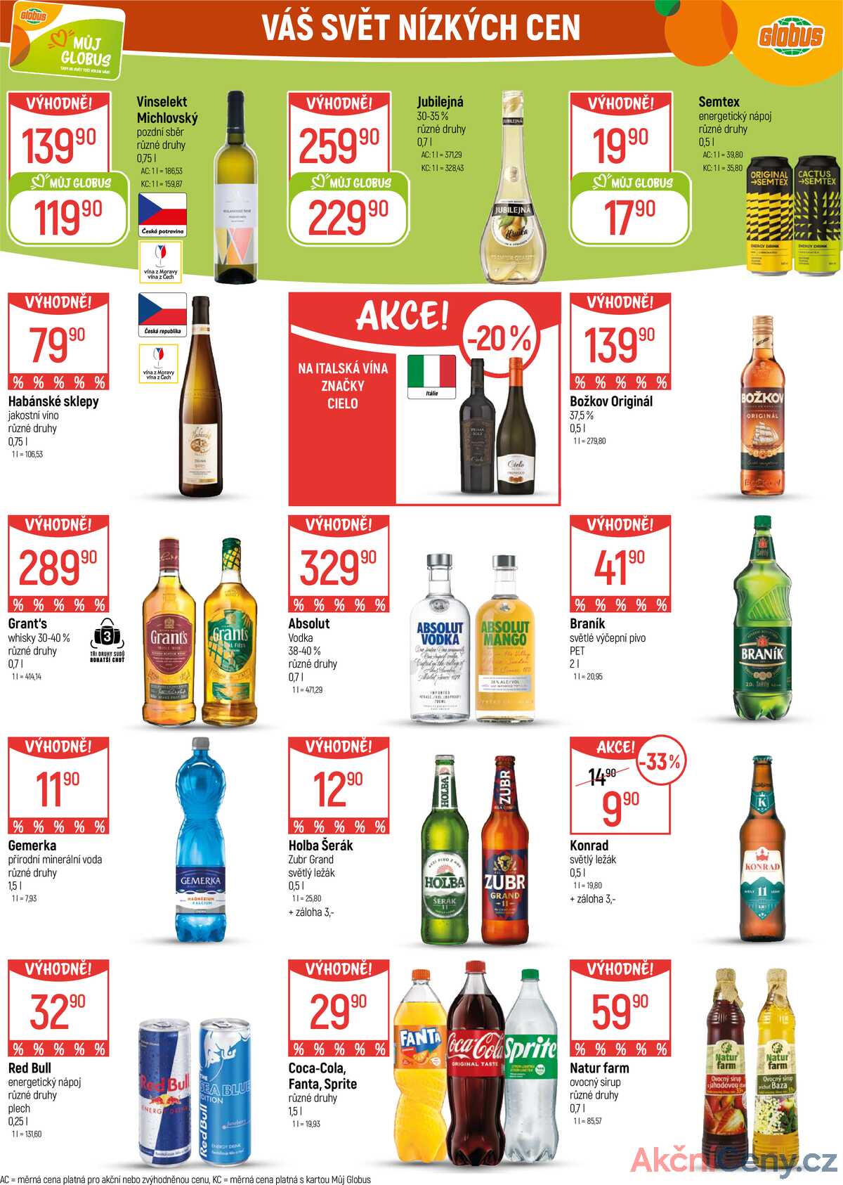Akční leták Globus 21.1. - 27.1.2026 - Globus Liberec strana 21