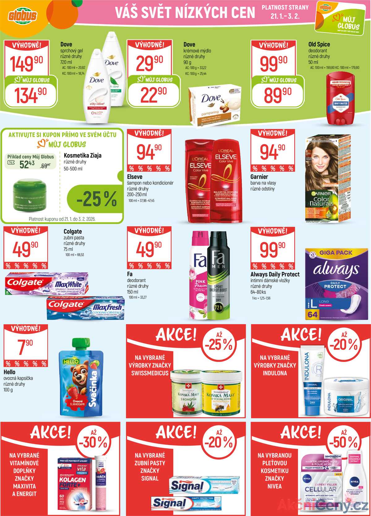 Akční leták Globus 21.1. - 27.1.2026 - Globus Olomouc strana 23