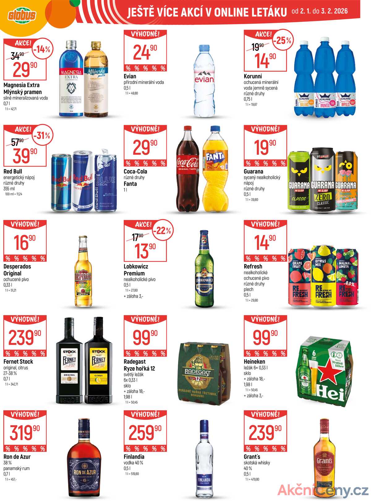 Akční leták Globus 21.1. - 27.1.2026 - Globus Olomouc strana 33