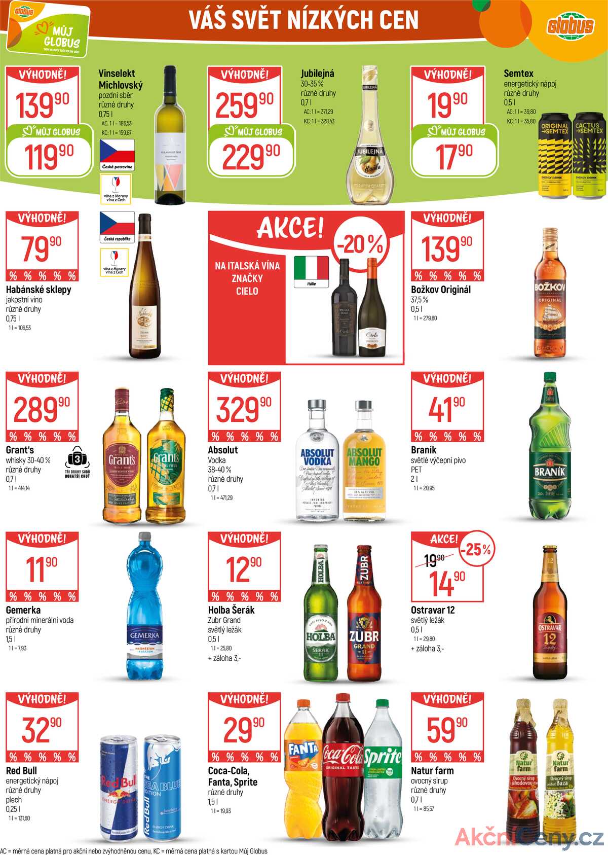 Akční leták Globus 21.1. - 27.1.2026 - Globus Ostrava strana 21