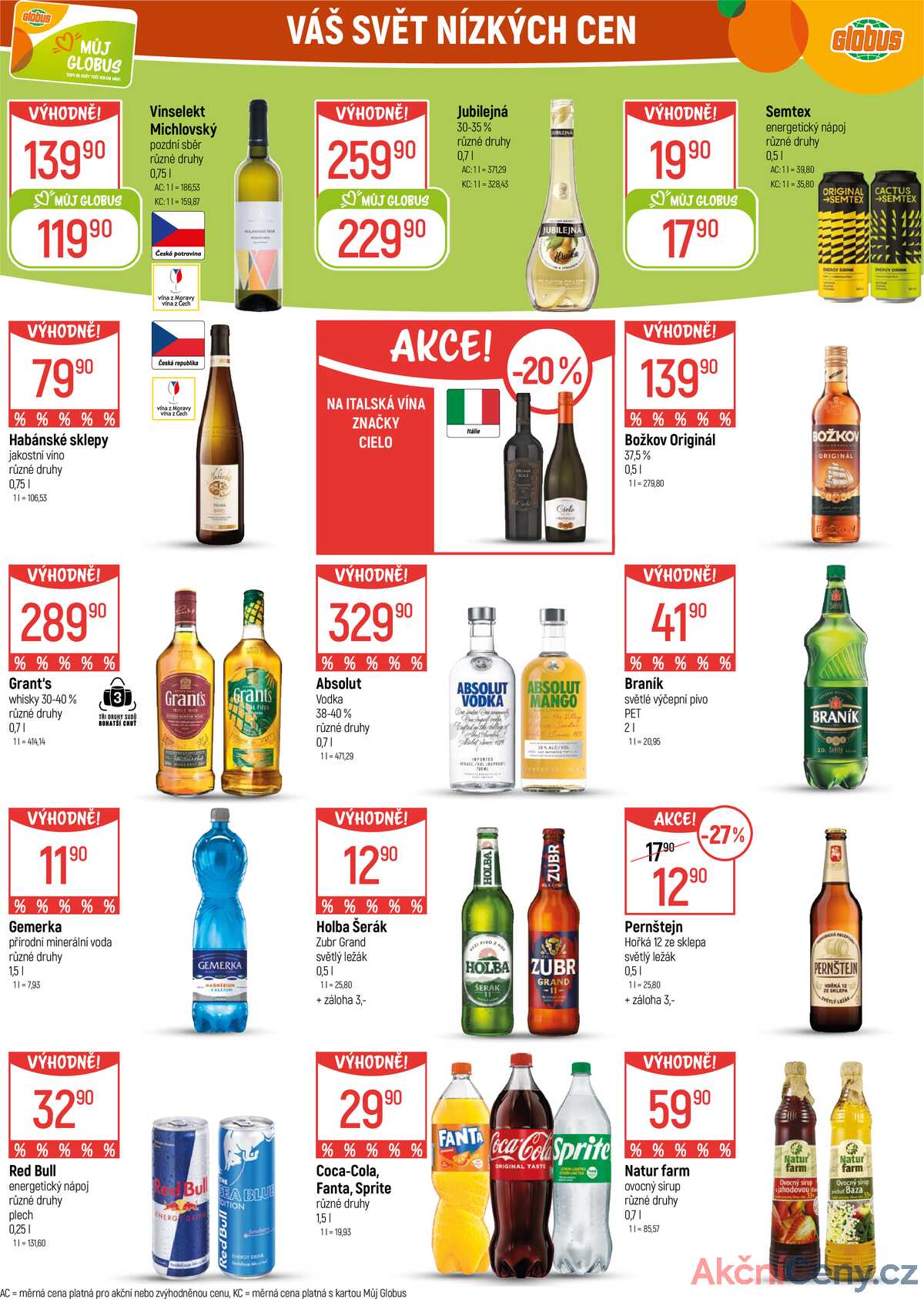 Akční leták Globus 21.1. - 27.1.2026 - Globus Pardubice strana 21