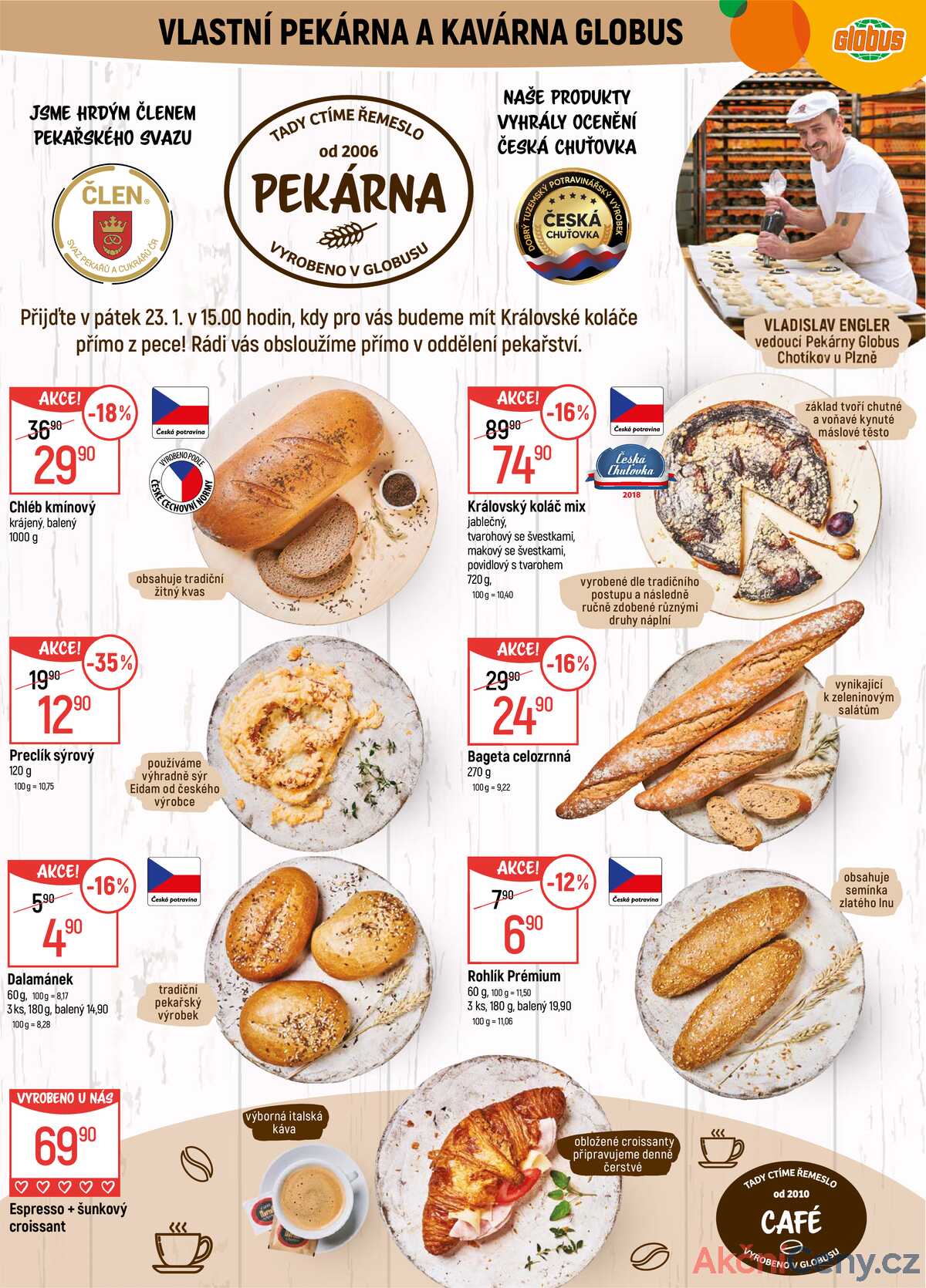 Akční leták Globus 21.1. - 27.1.2026 - Globus Chotíkov u Plzně strana 8