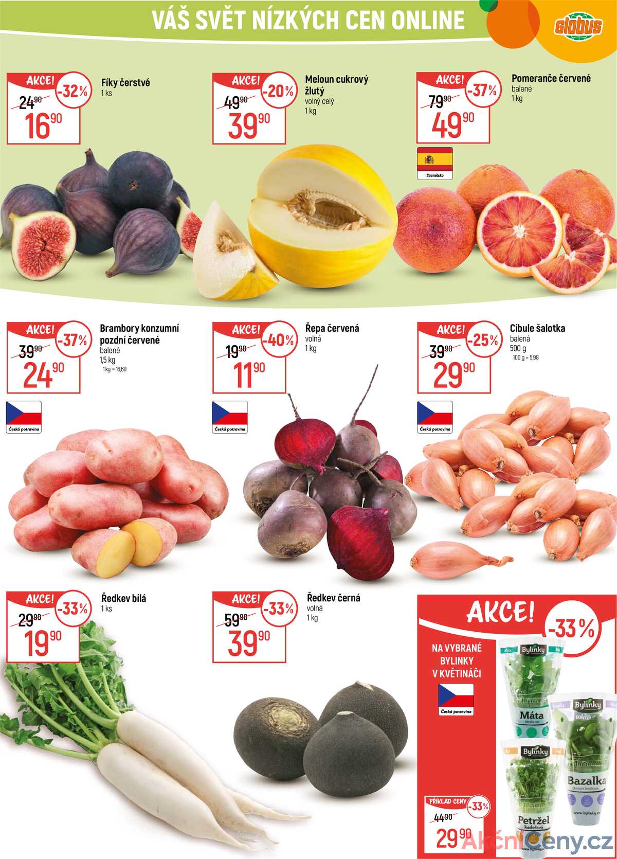 Akční leták Globus 21.1. - 27.1.2026 - Globus Trmice u Ústí nad Labem strana 1