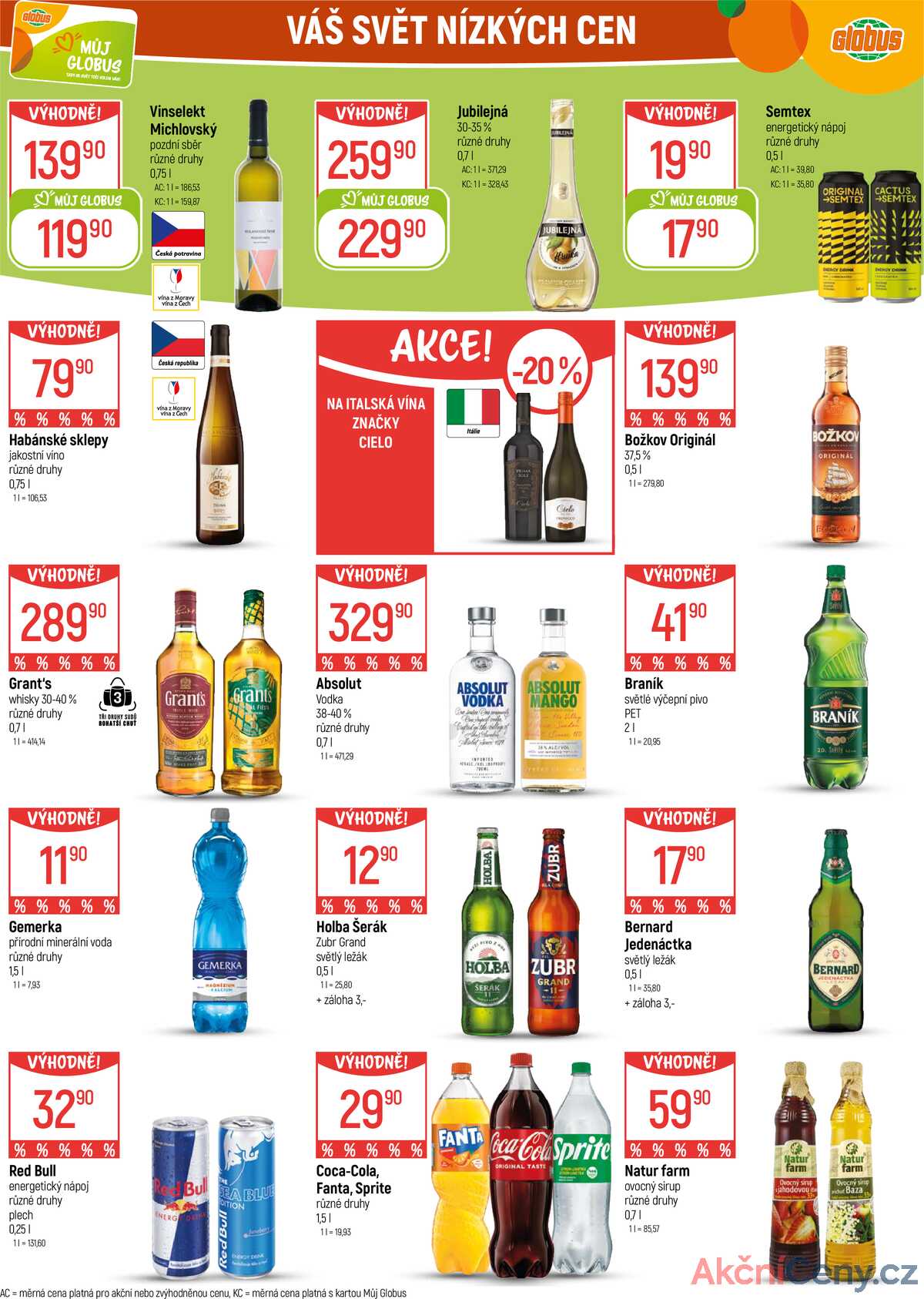 Akční leták Globus 21.1. - 27.1.2026 - Globus Praha - Štěrboholy strana 21