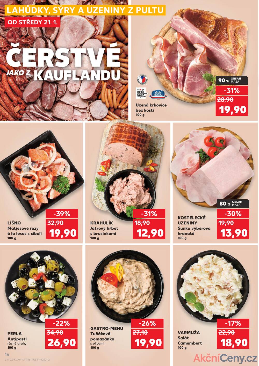 Leták Kaufland - Kaufland 21.1. - 27.1. - Kaufland - Brno - Židenice - strana 16