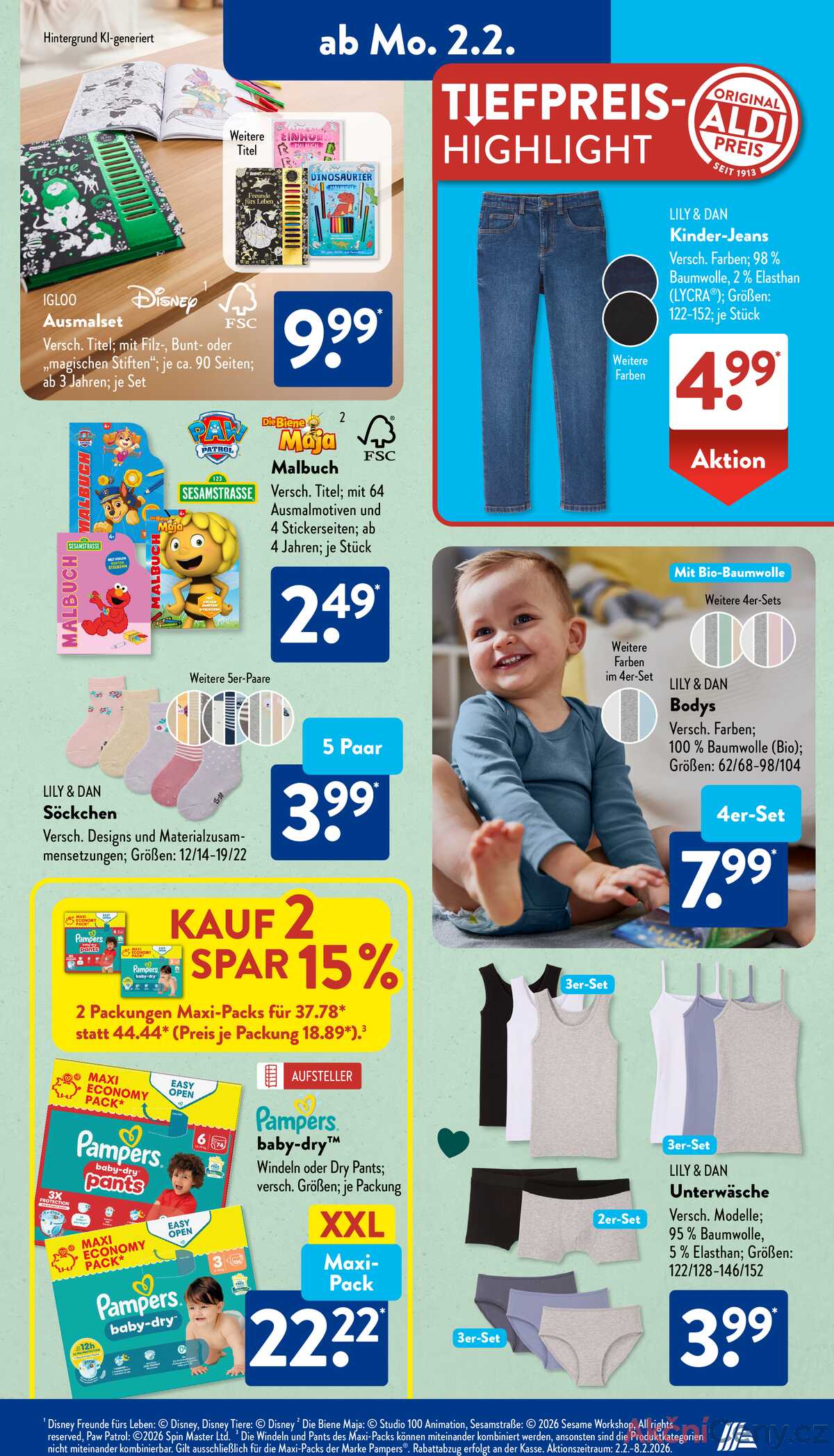 Leták ALDI SÜD Německo 2.2.-8.2.2026 strana 3