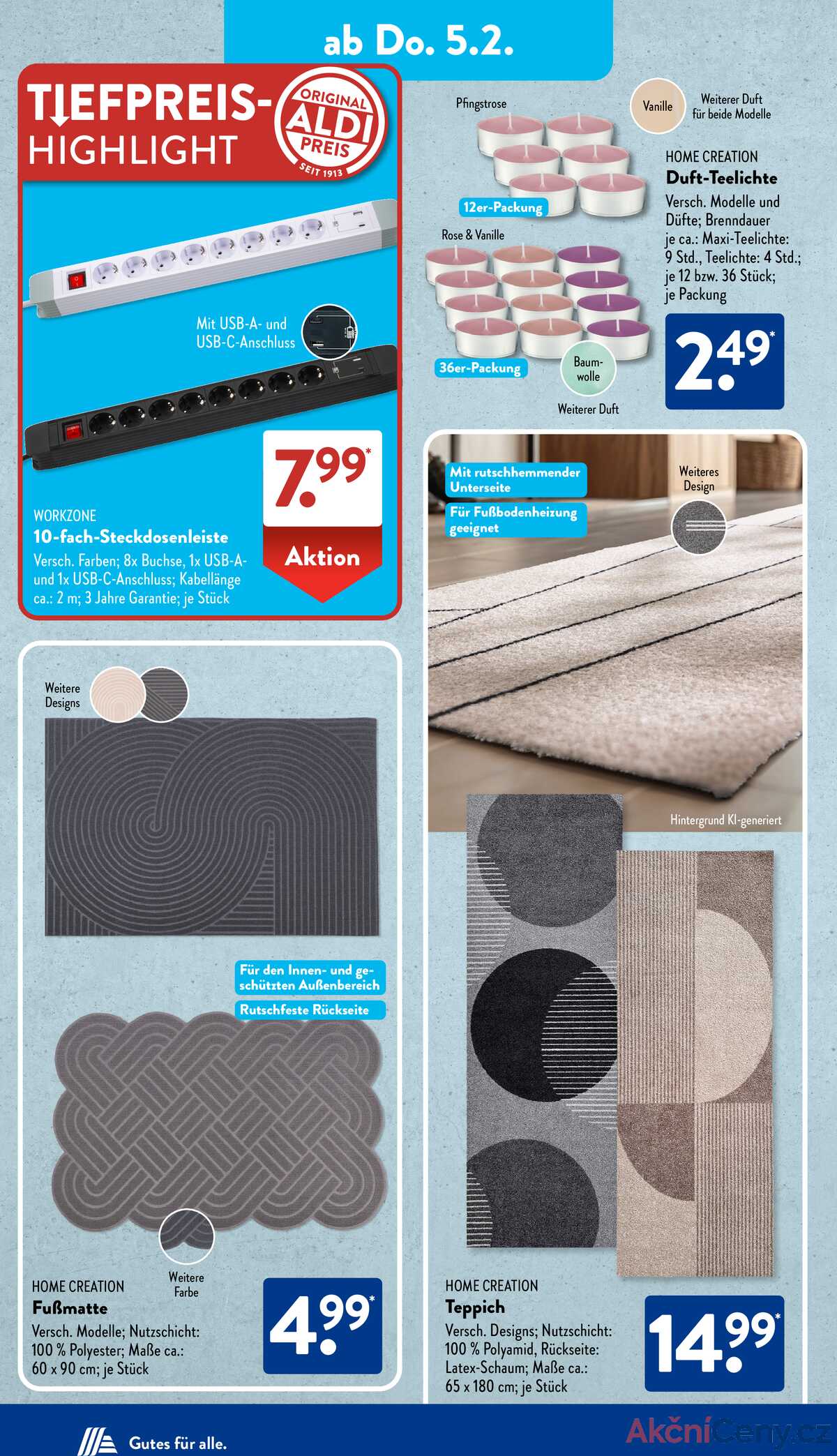 Leták ALDI SÜD Německo 2.2.-8.2.2026 strana 8