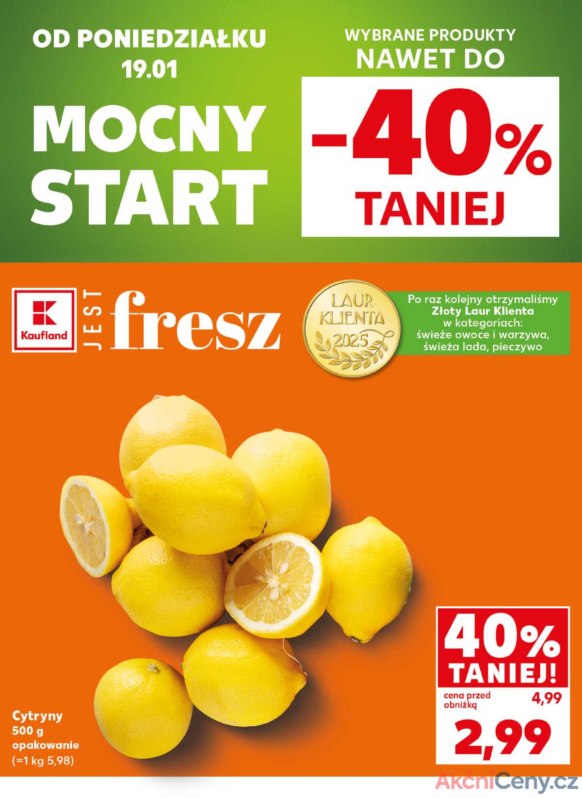 Leták Kaufland Polsko 19.1.-21.1.2026 - Silný start strana 2