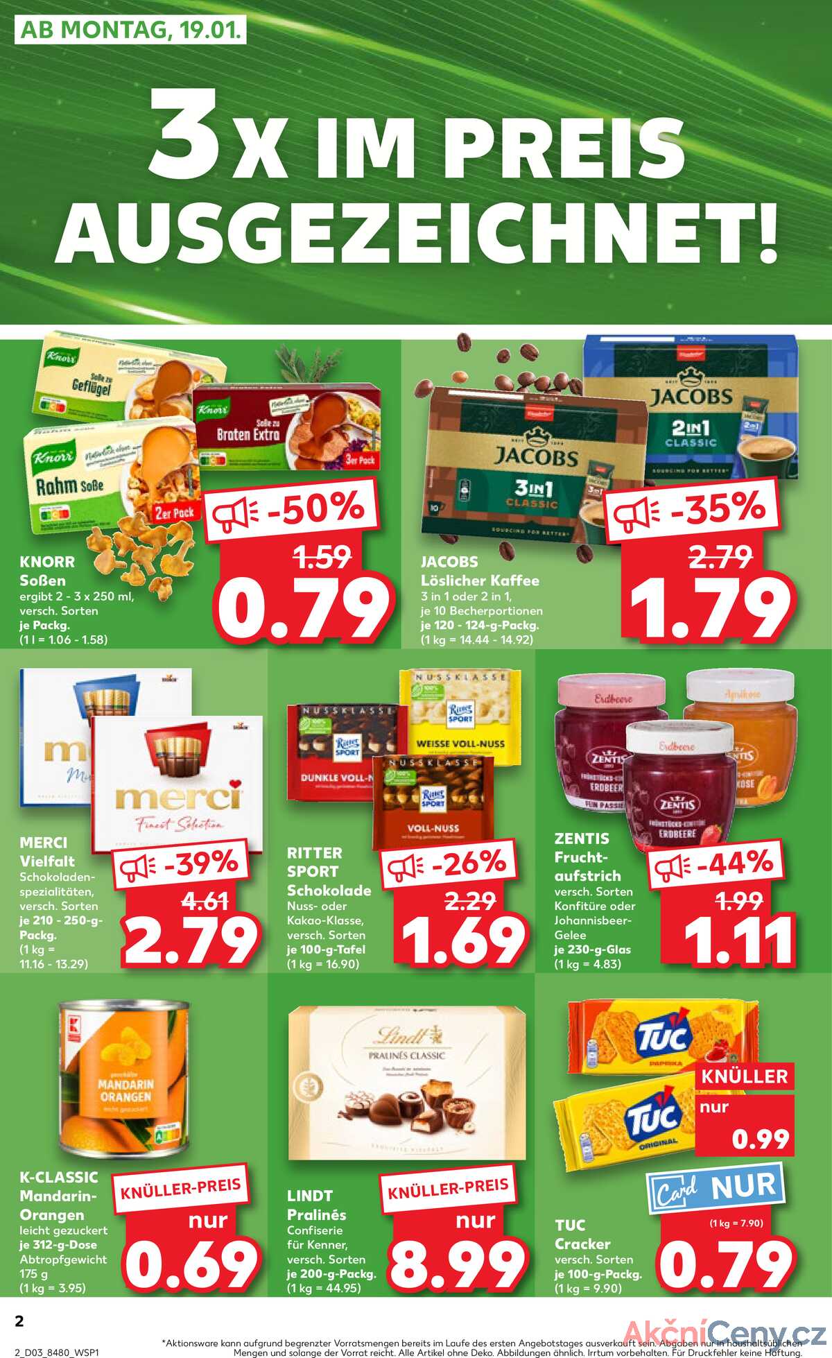 Leták Kaufland Německo 18.1.-21.1.2026 strana 2