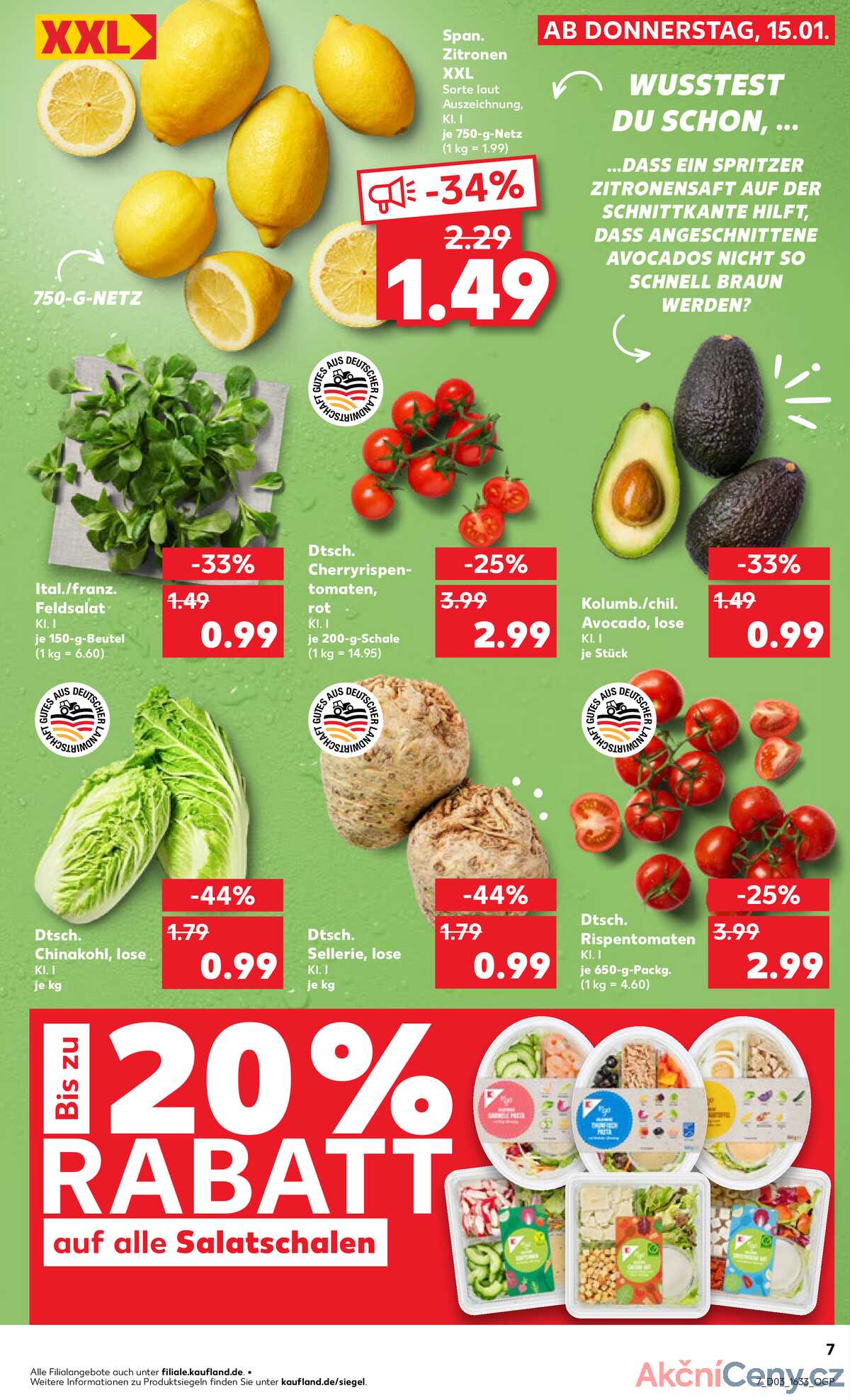 Leták Kaufland Německo 18.1.-21.1.2026 strana 7