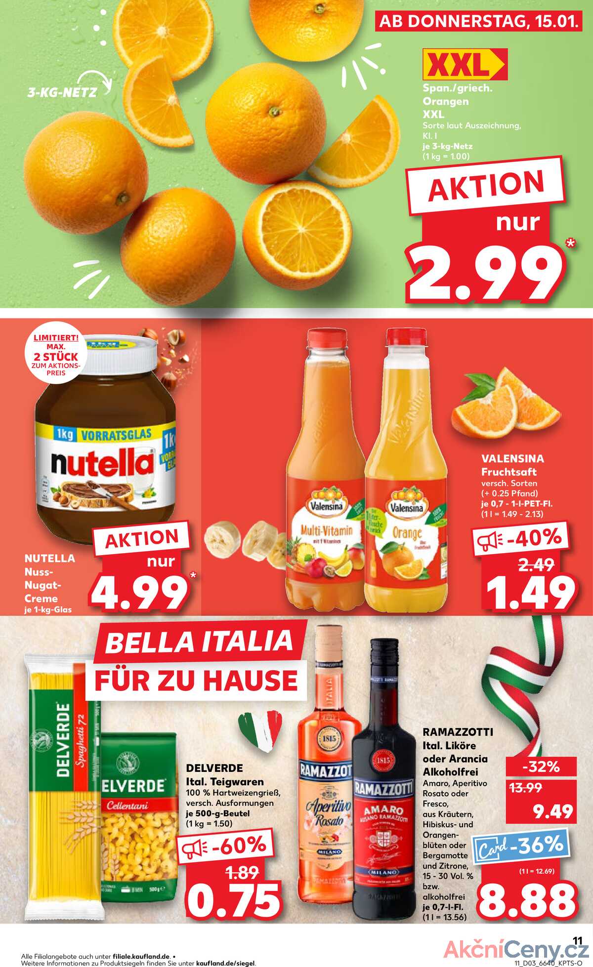 Leták Kaufland Německo 18.1.-21.1.2026 strana 11