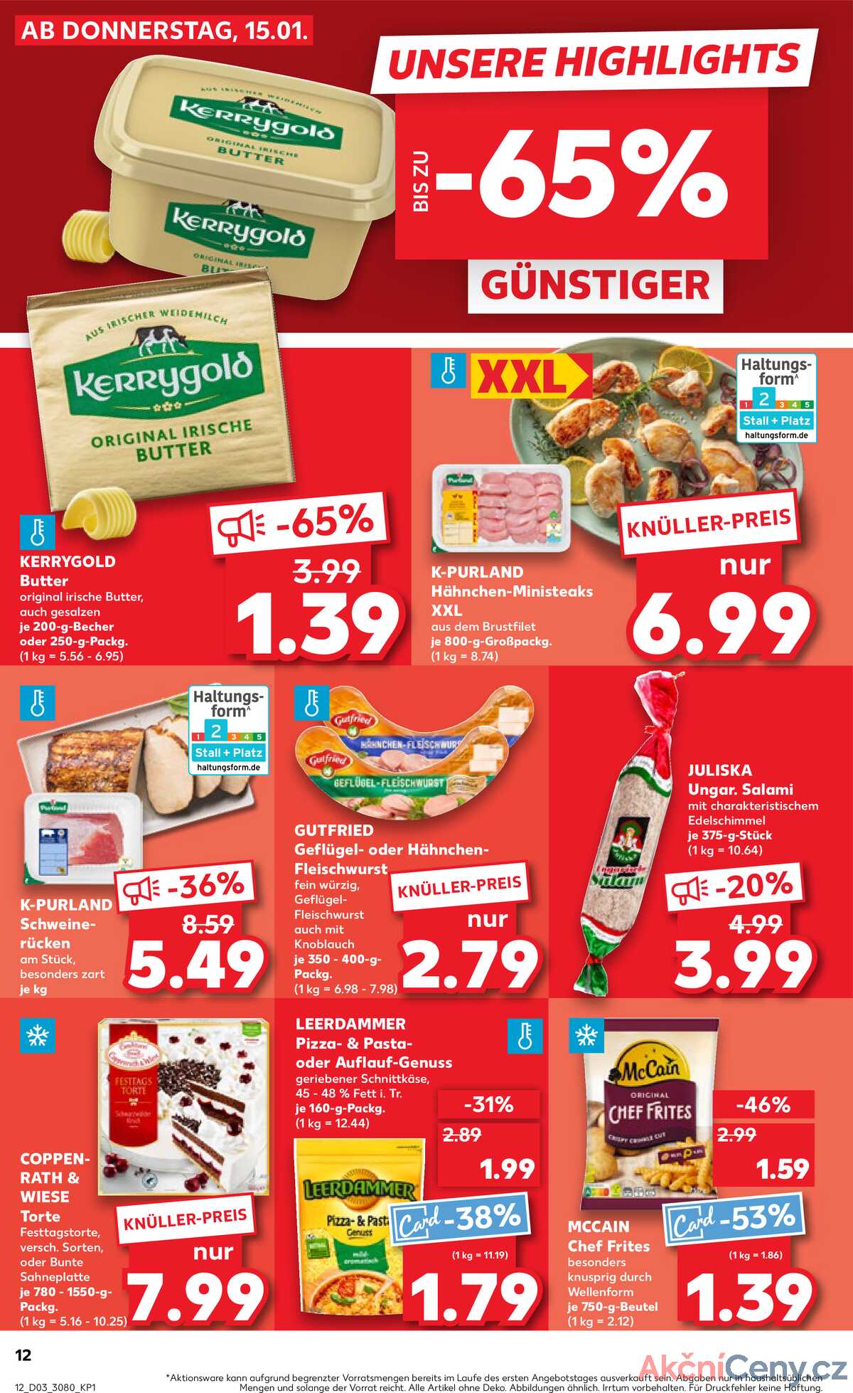 Leták Kaufland Německo 18.1.-21.1.2026 strana 12