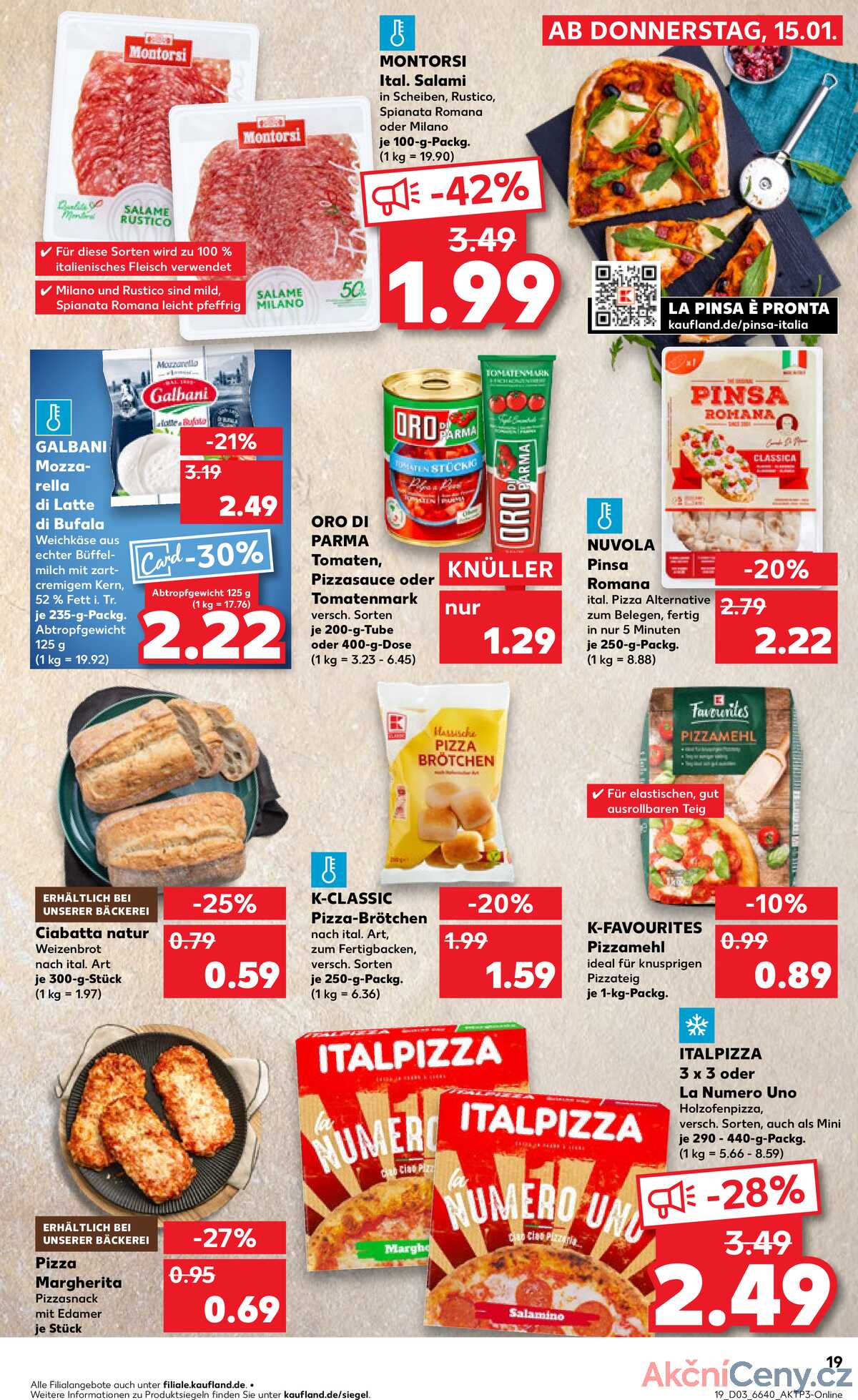 Leták Kaufland Německo 18.1.-21.1.2026 strana 19