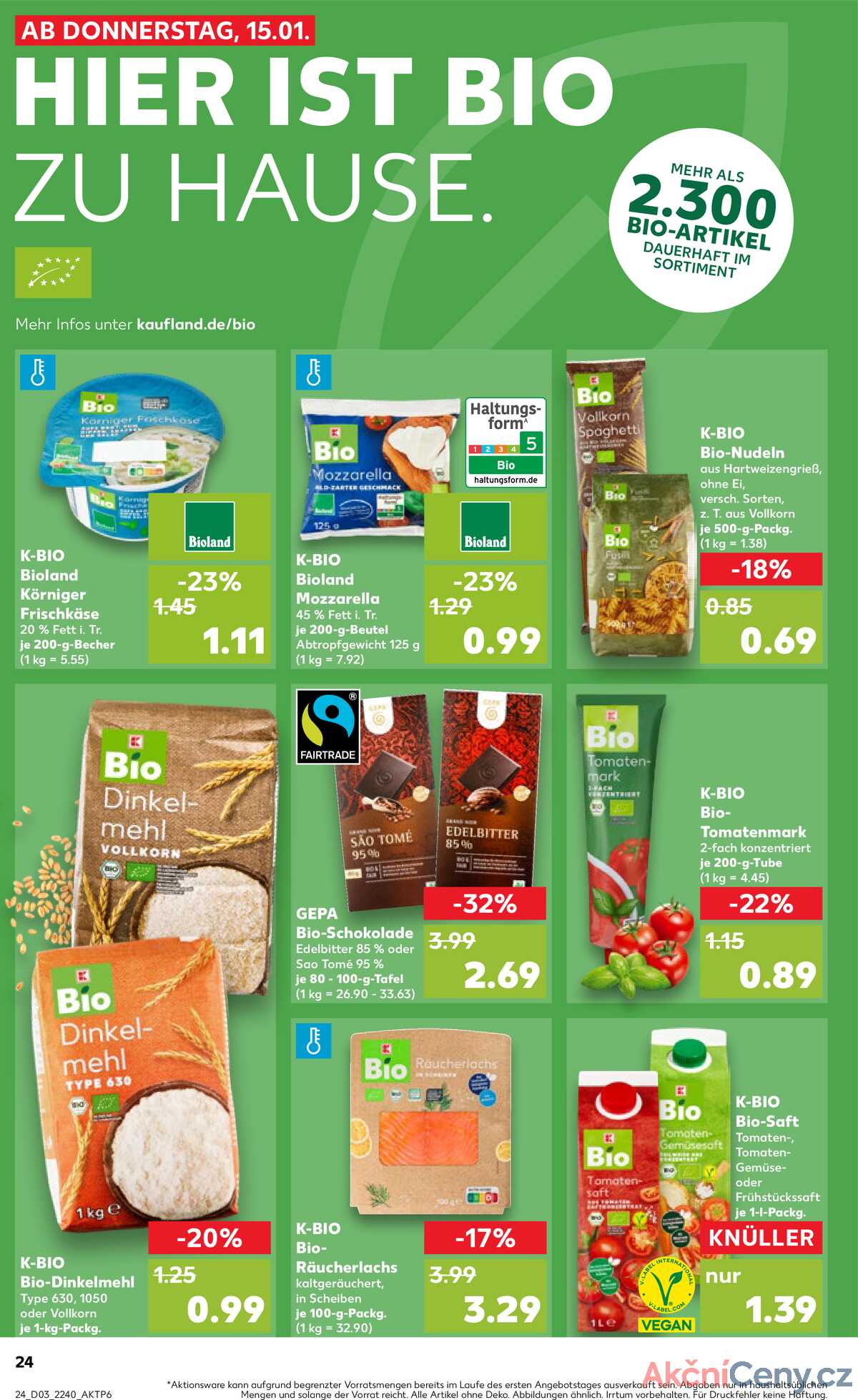 Leták Kaufland Německo 18.1.-21.1.2026 strana 24