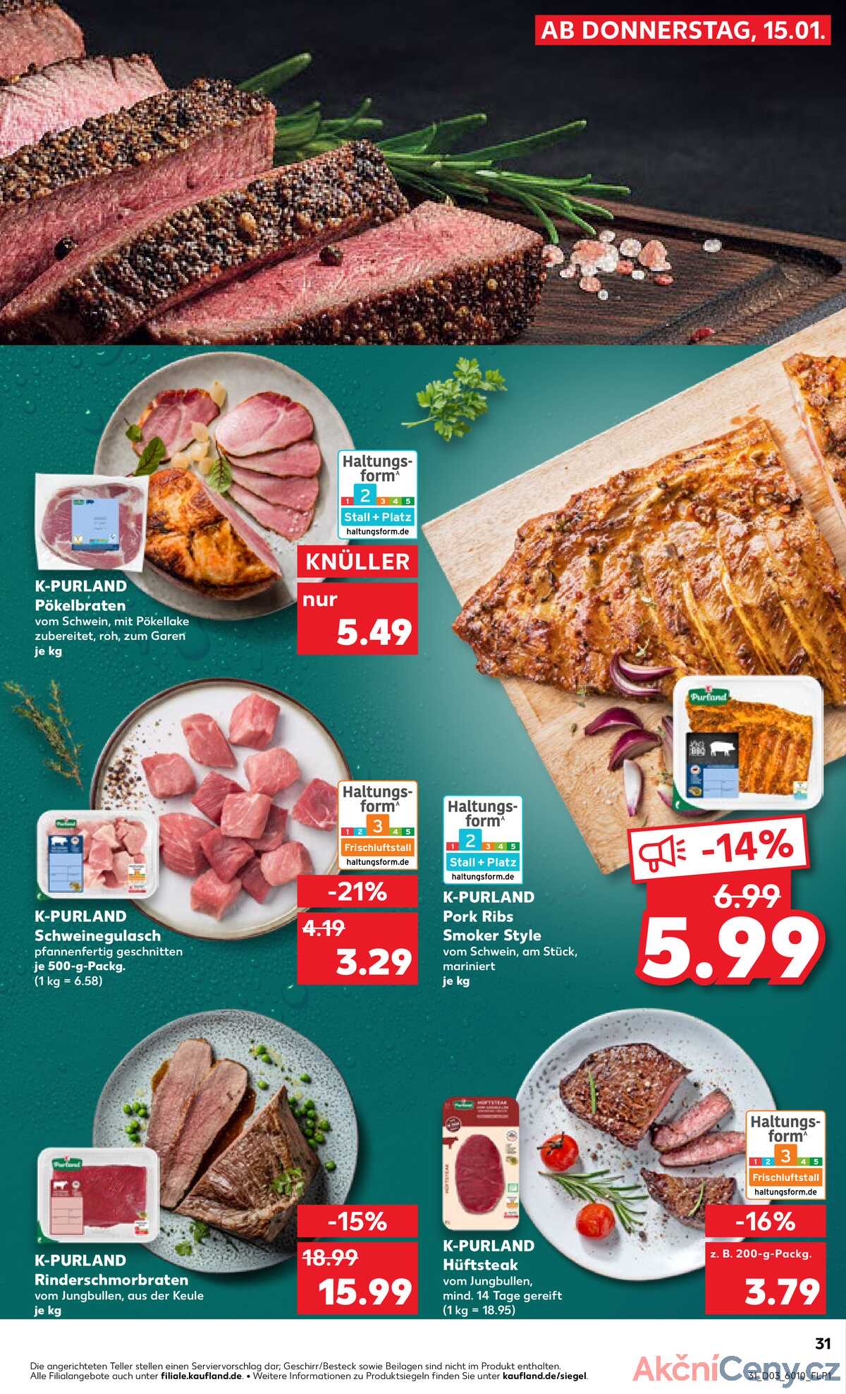 Leták Kaufland Německo 18.1.-21.1.2026 strana 31