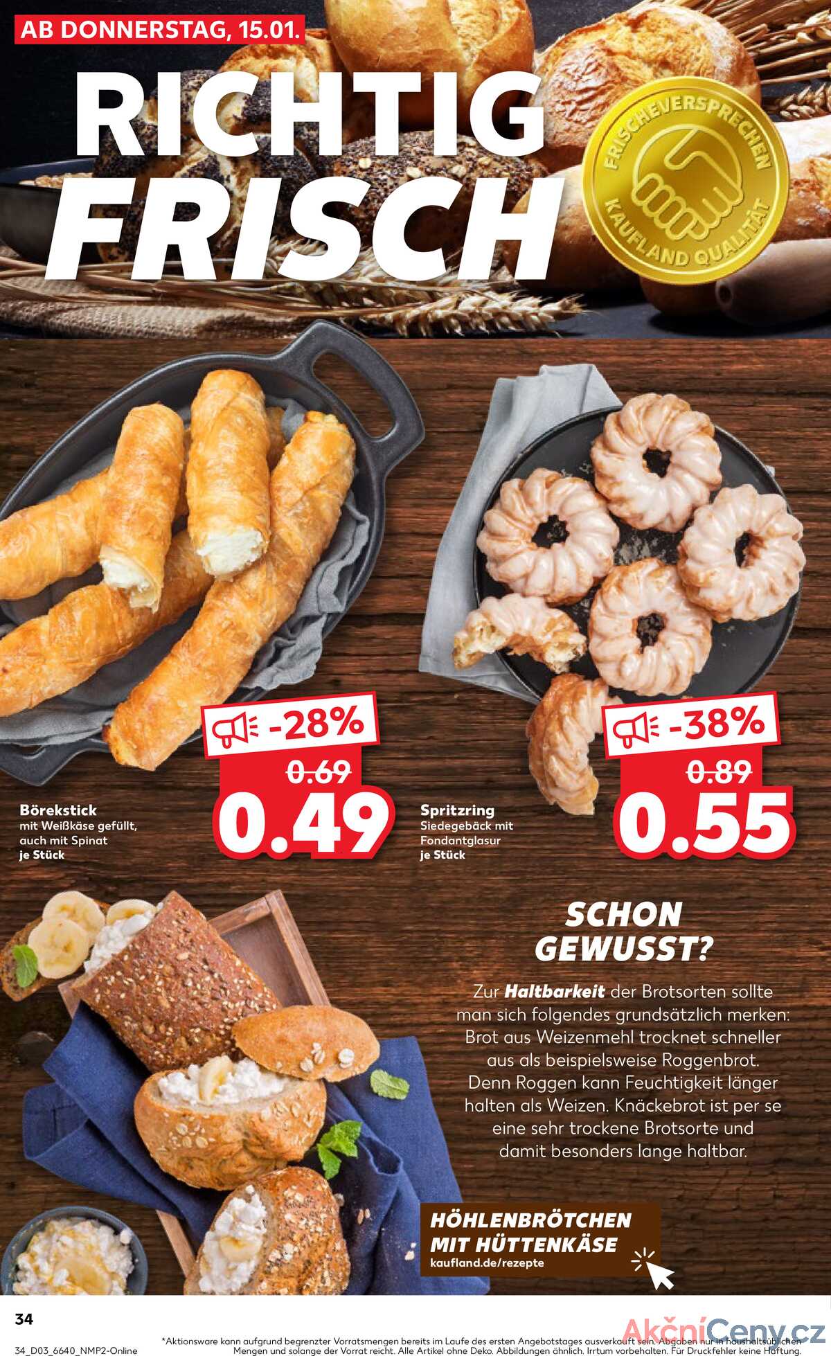 Leták Kaufland Německo 18.1.-21.1.2026 strana 34