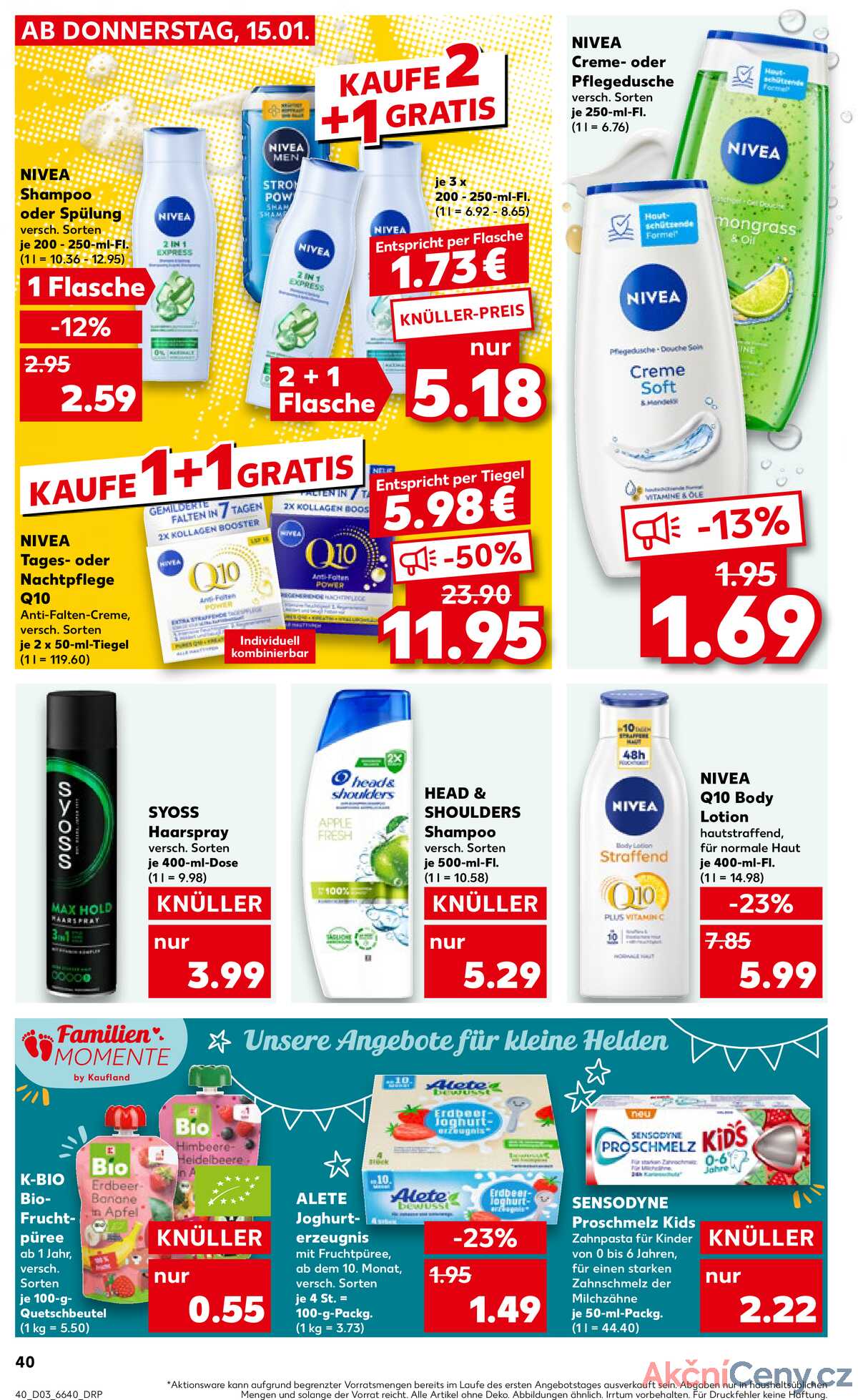 Leták Kaufland Německo 18.1.-21.1.2026 strana 40