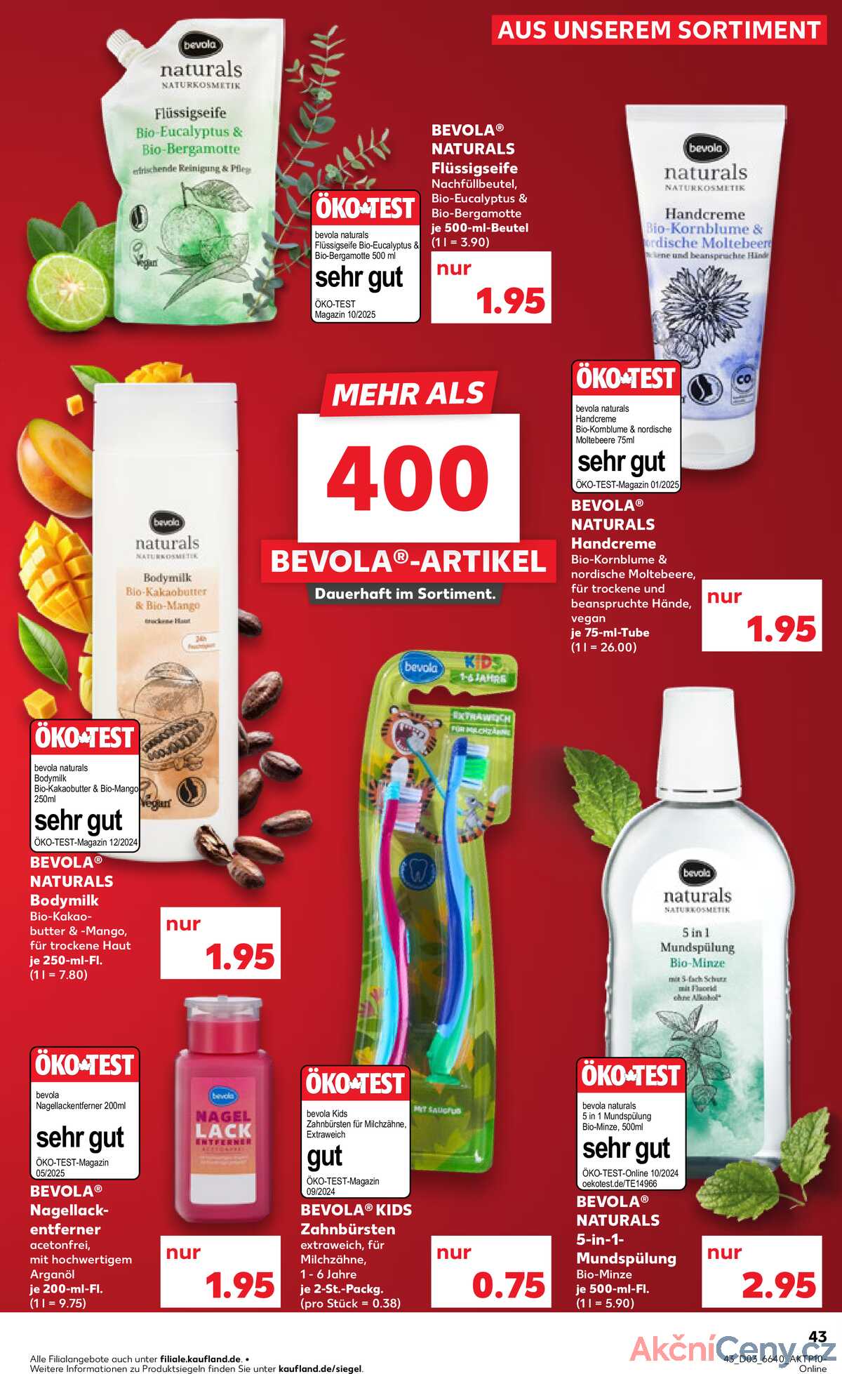 Leták Kaufland Německo 18.1.-21.1.2026 strana 43