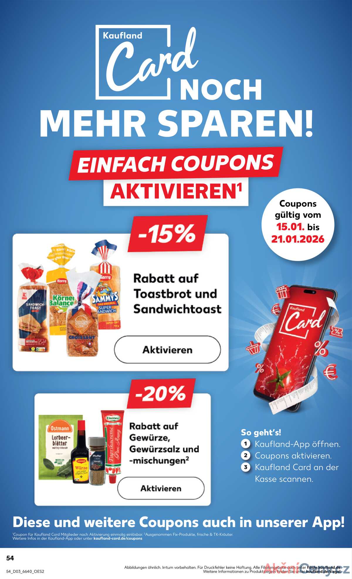 Leták Kaufland Německo 18.1.-21.1.2026 strana 54