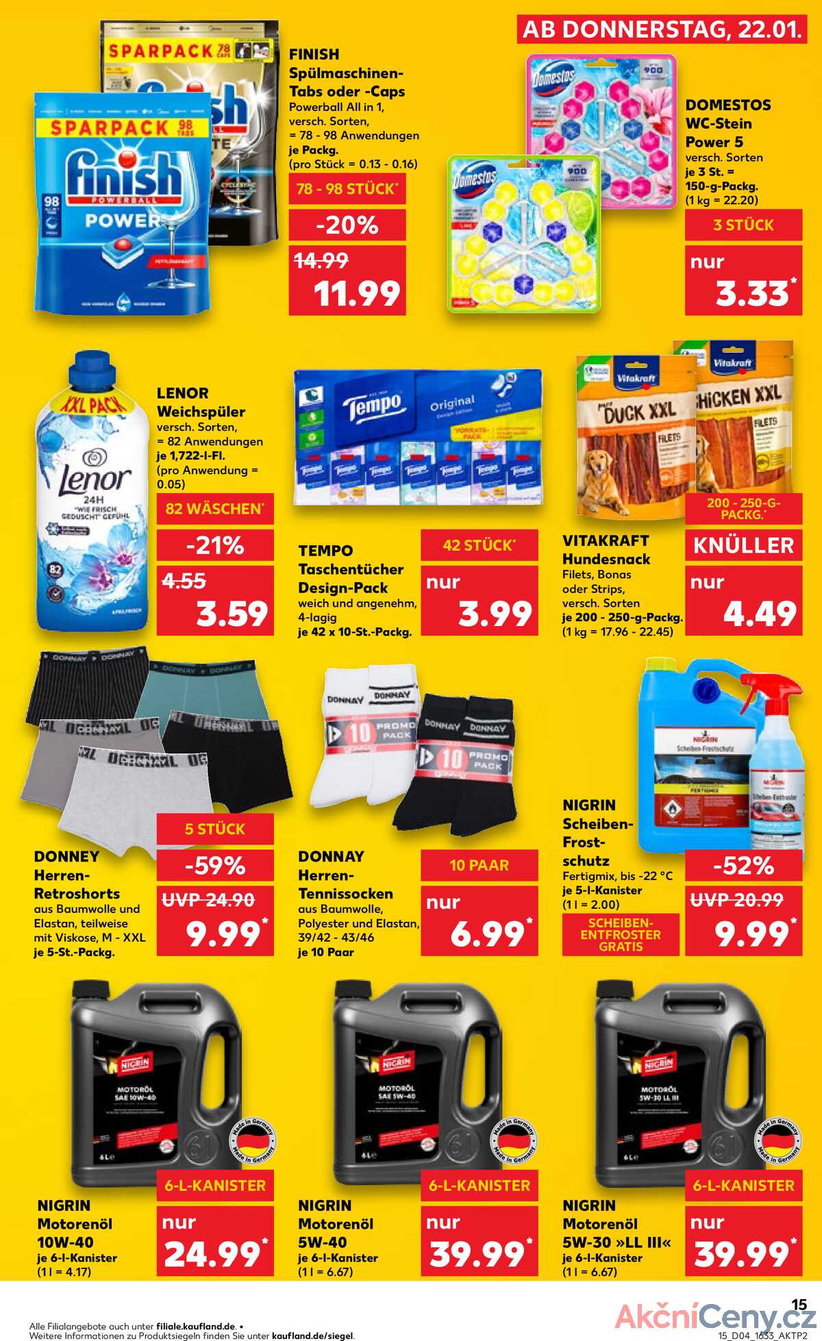 Leták Kaufland Německo 22.1.-28.1.2026 strana 15