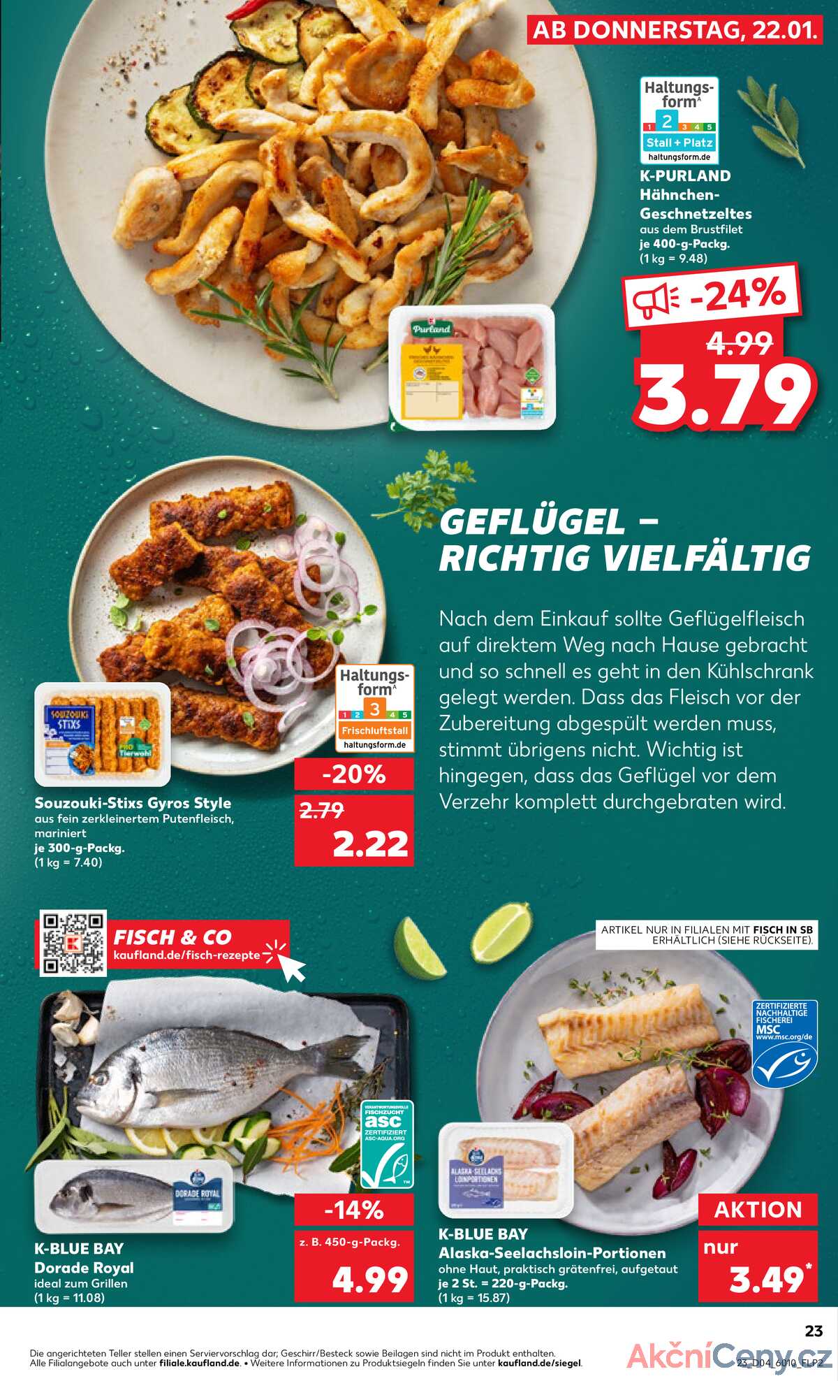 Leták Kaufland Německo 22.1.-28.1.2026 strana 23