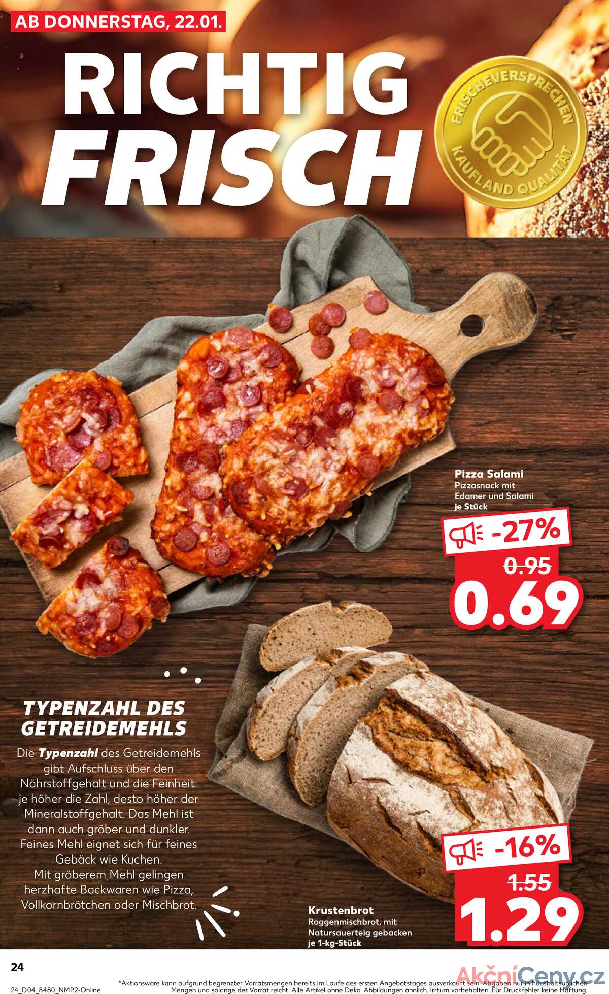 Leták Kaufland Německo 22.1.-28.1.2026 strana 24