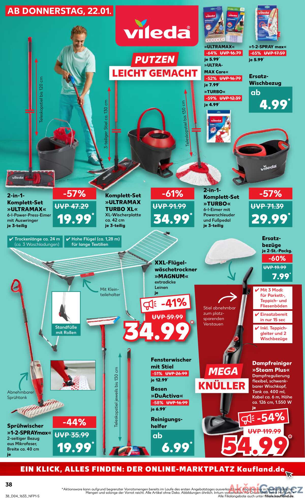 Leták Kaufland Německo 22.1.-28.1.2026 strana 38