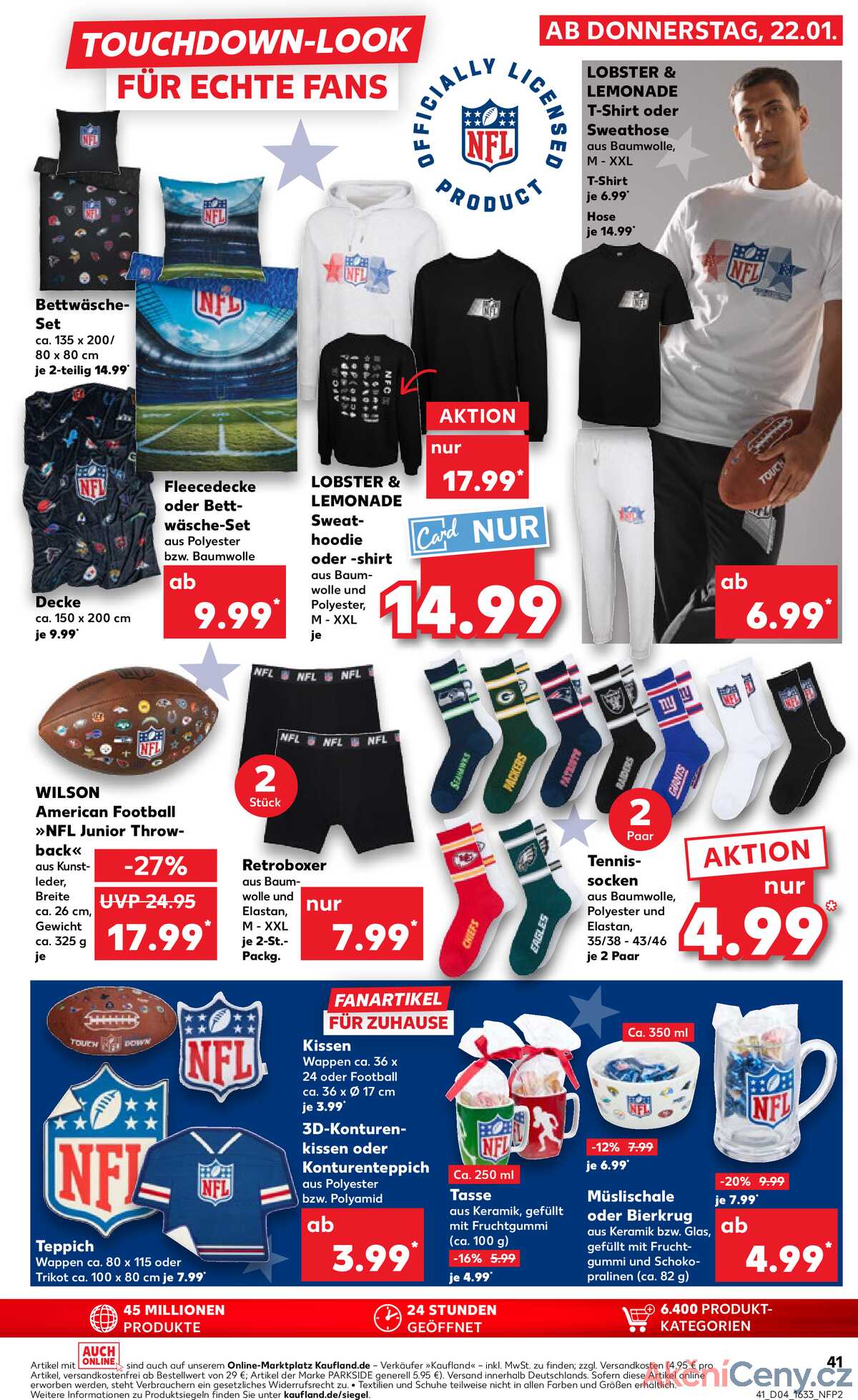 Leták Kaufland Německo 22.1.-28.1.2026 strana 41