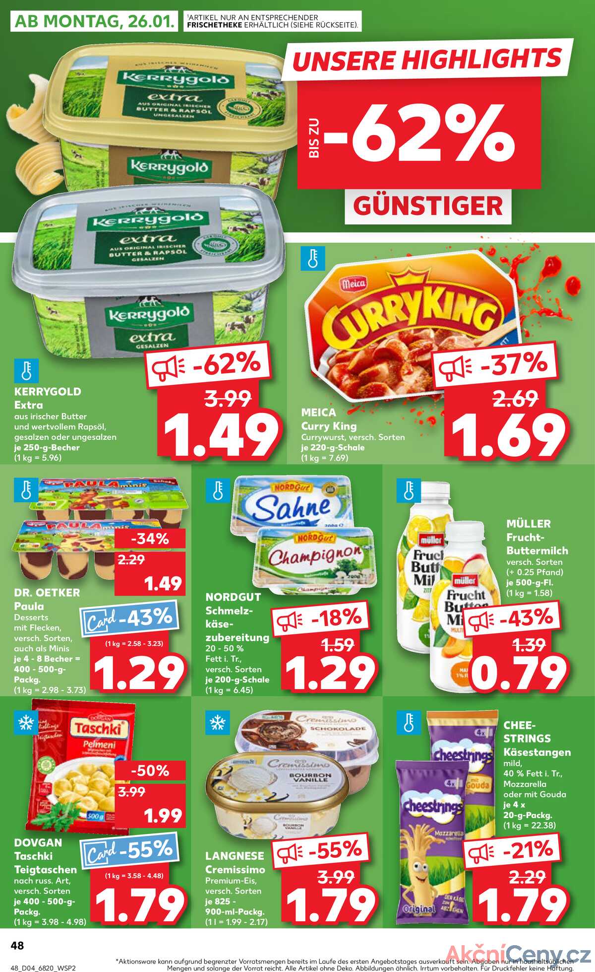 Leták Kaufland Německo 22.1.-28.1.2026 strana 48