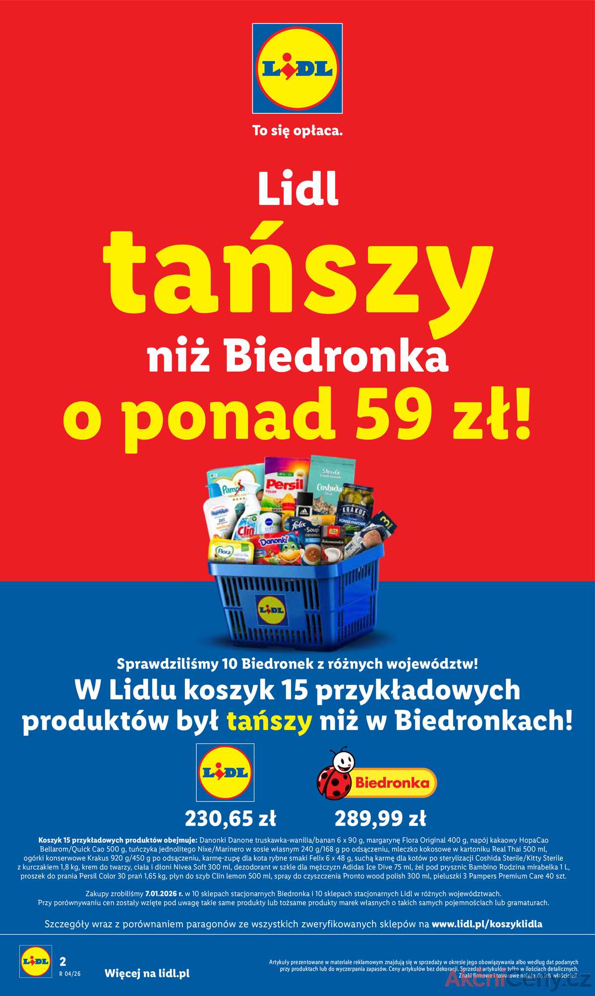 Leták Lidl Polsko 19.1.-21.1.2026 strana 2