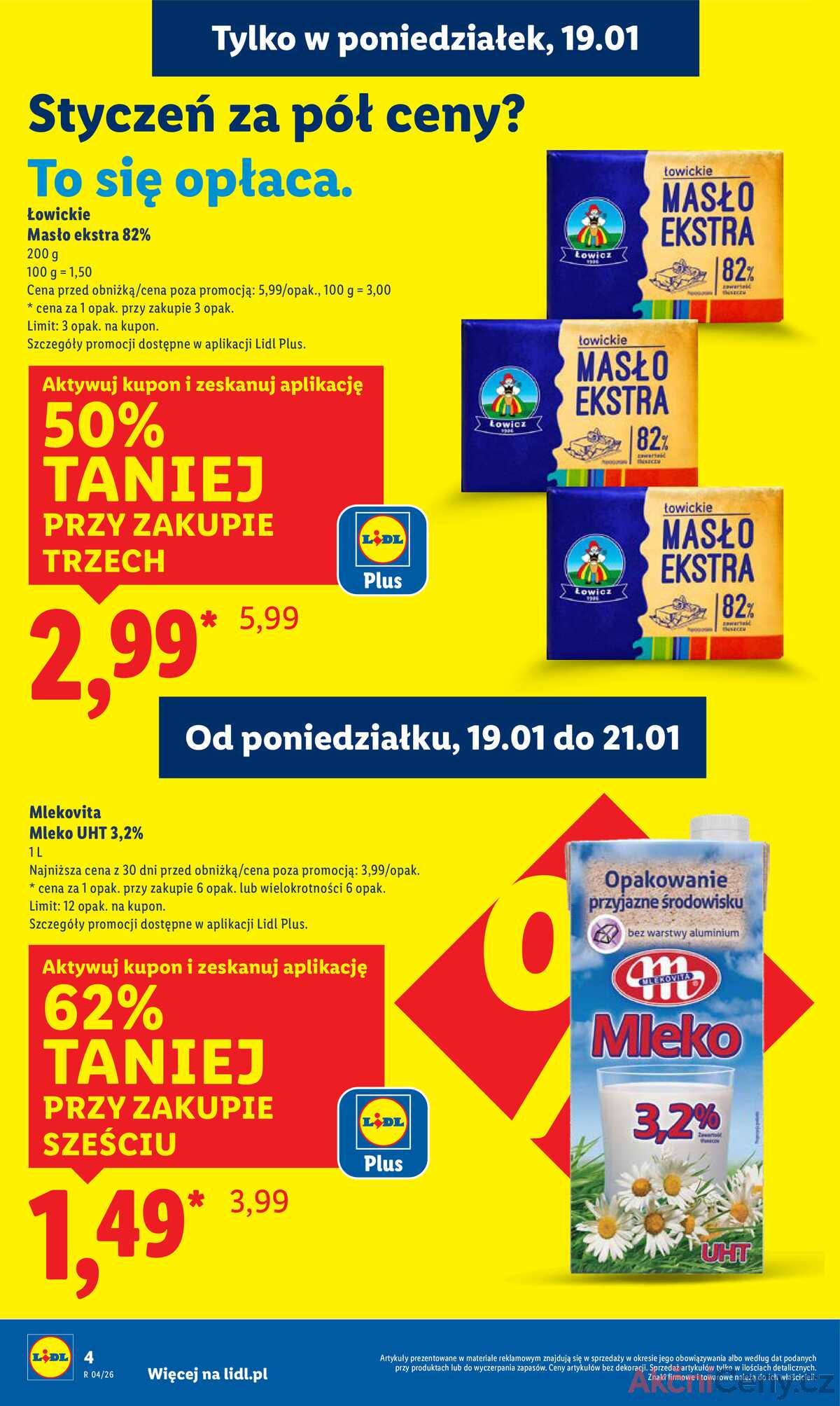 Leták Lidl Polsko 19.1.-21.1.2026 strana 4