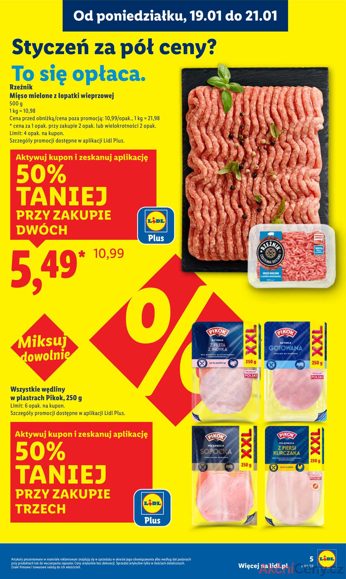 Leták Lidl Polsko 19.1.-21.1.2026 strana 5