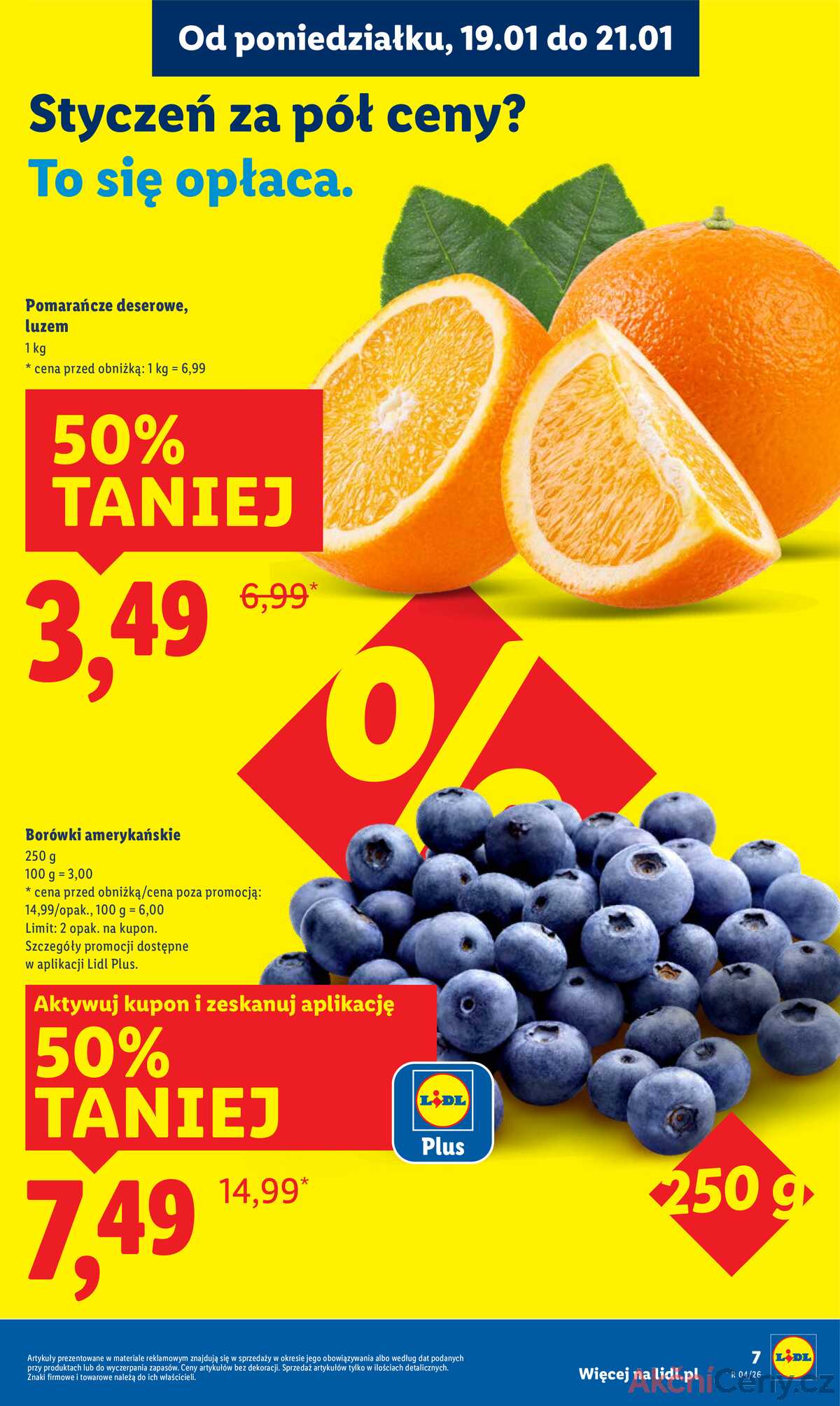 Leták Lidl Polsko 19.1.-21.1.2026 strana 7