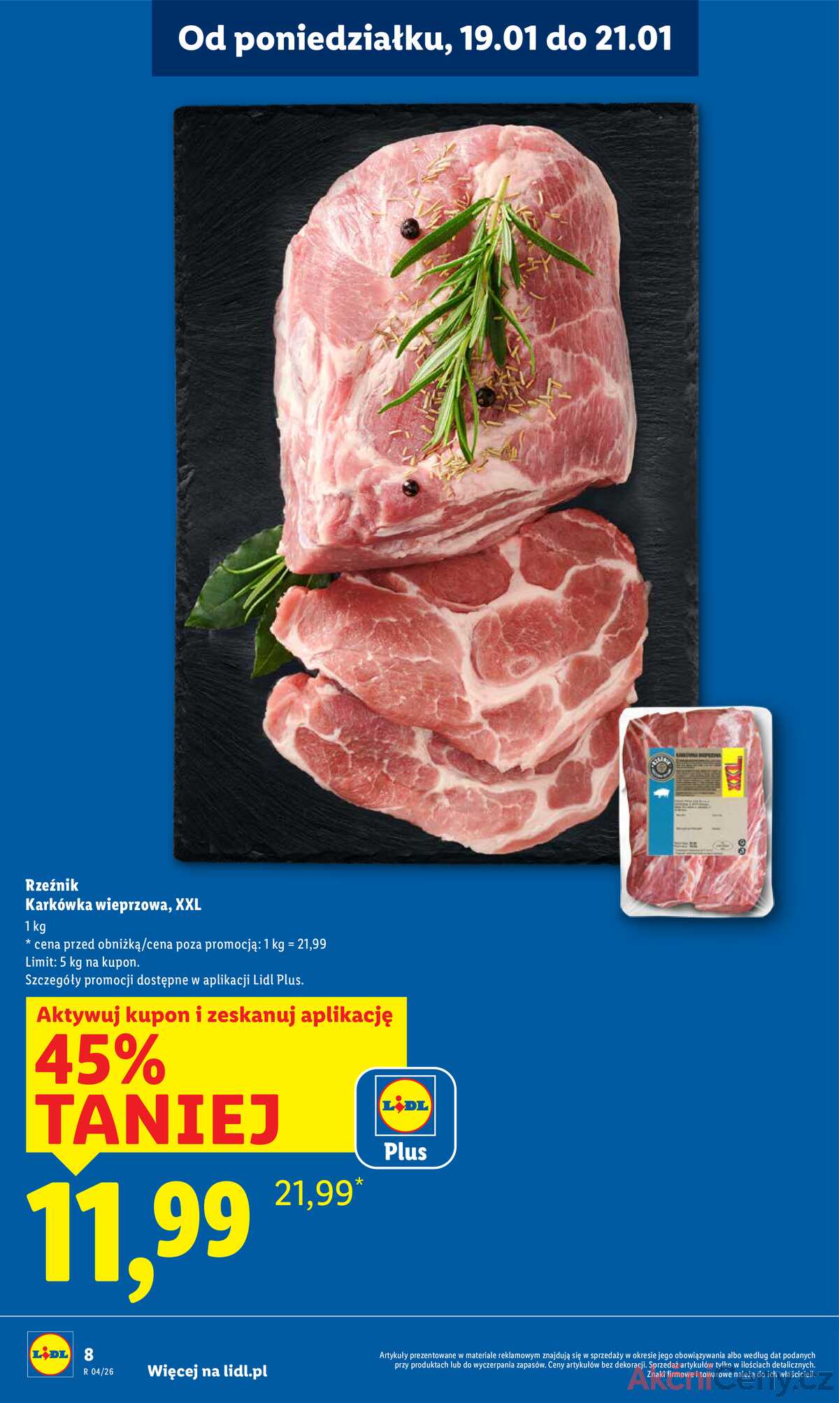 Leták Lidl Polsko 19.1.-21.1.2026 strana 8