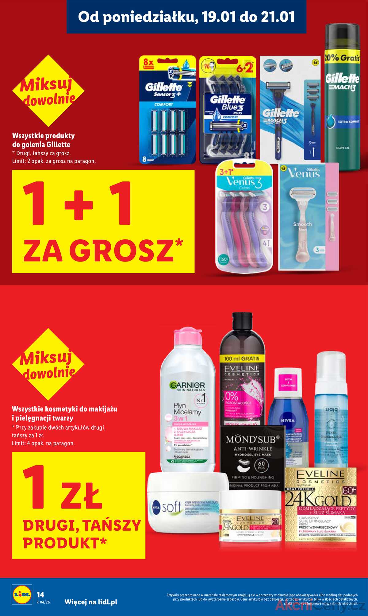 Leták Lidl Polsko 19.1.-21.1.2026 strana 14