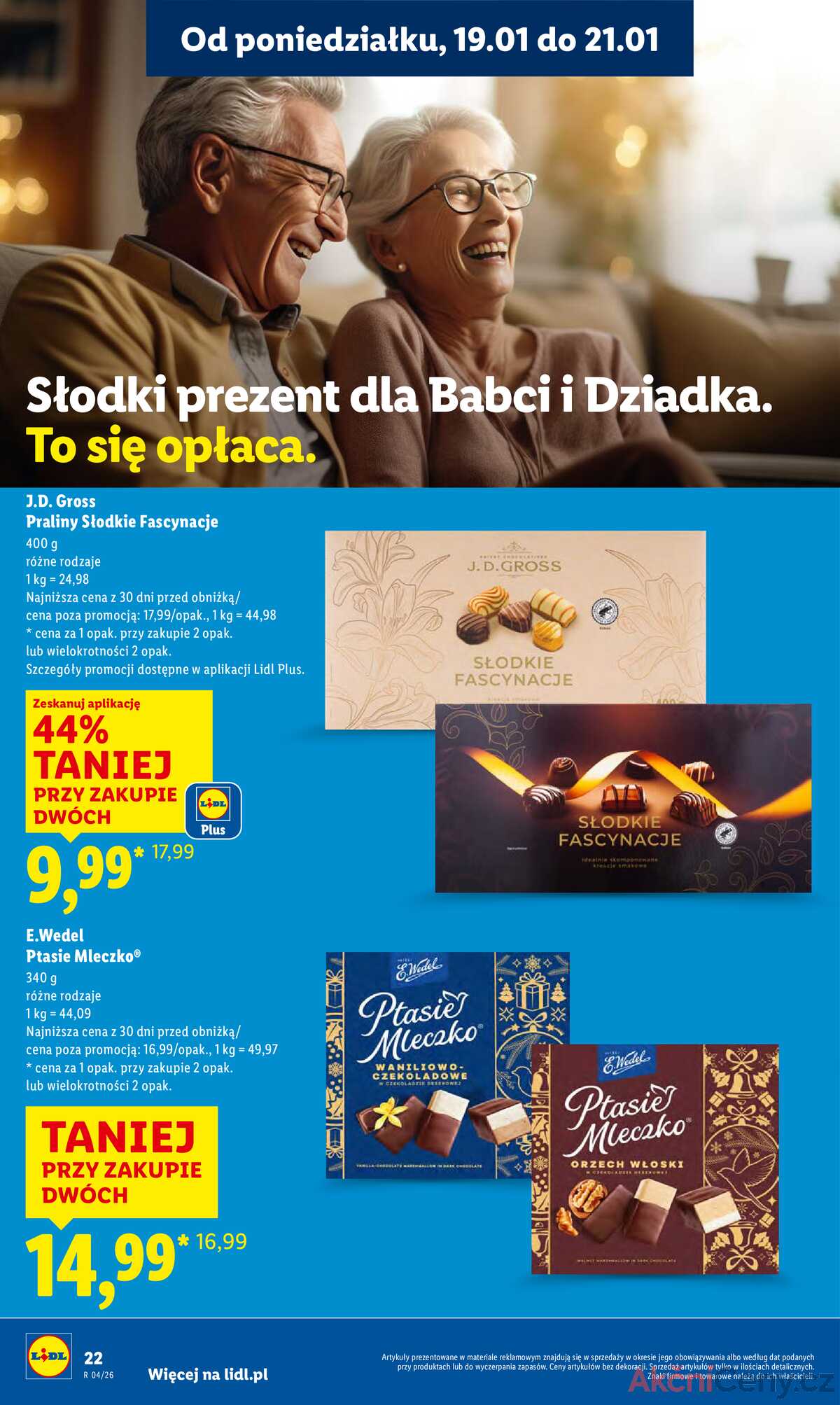 Leták Lidl Polsko 19.1.-21.1.2026 strana 22